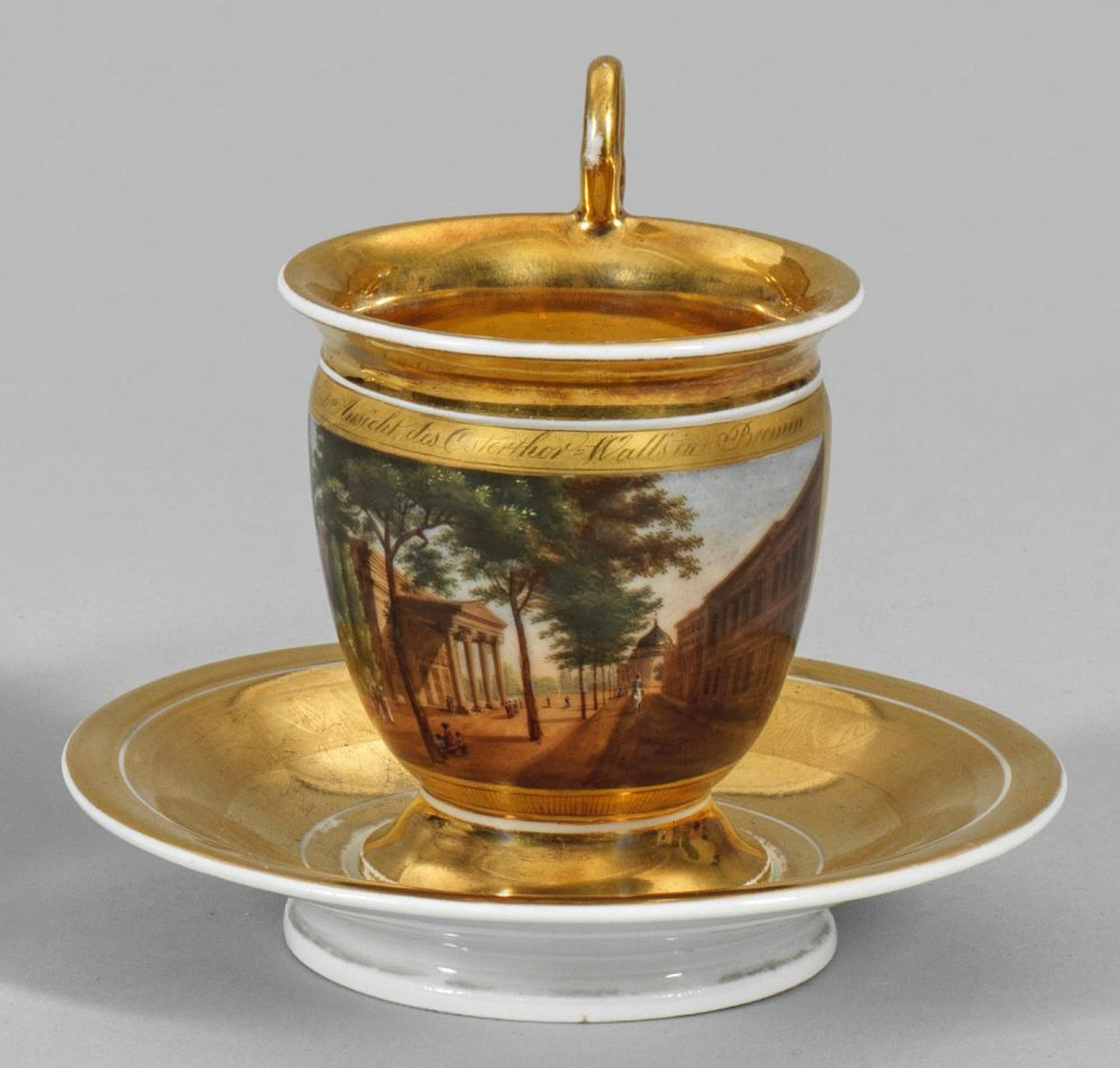 Biedermeier-Ansichtentasse "Bremen"
