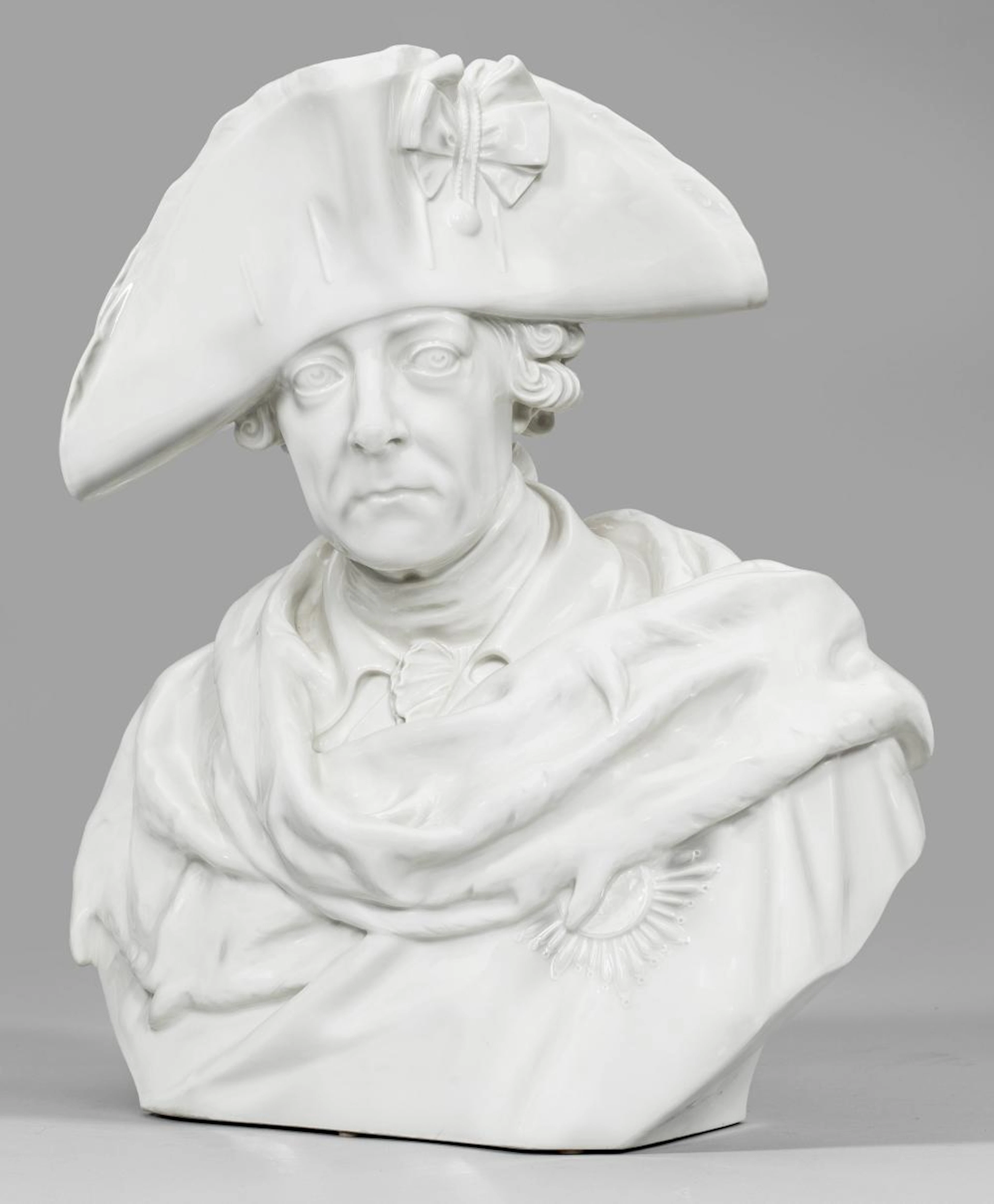 Monumentale Porträtbüste "Friedrich der Große"