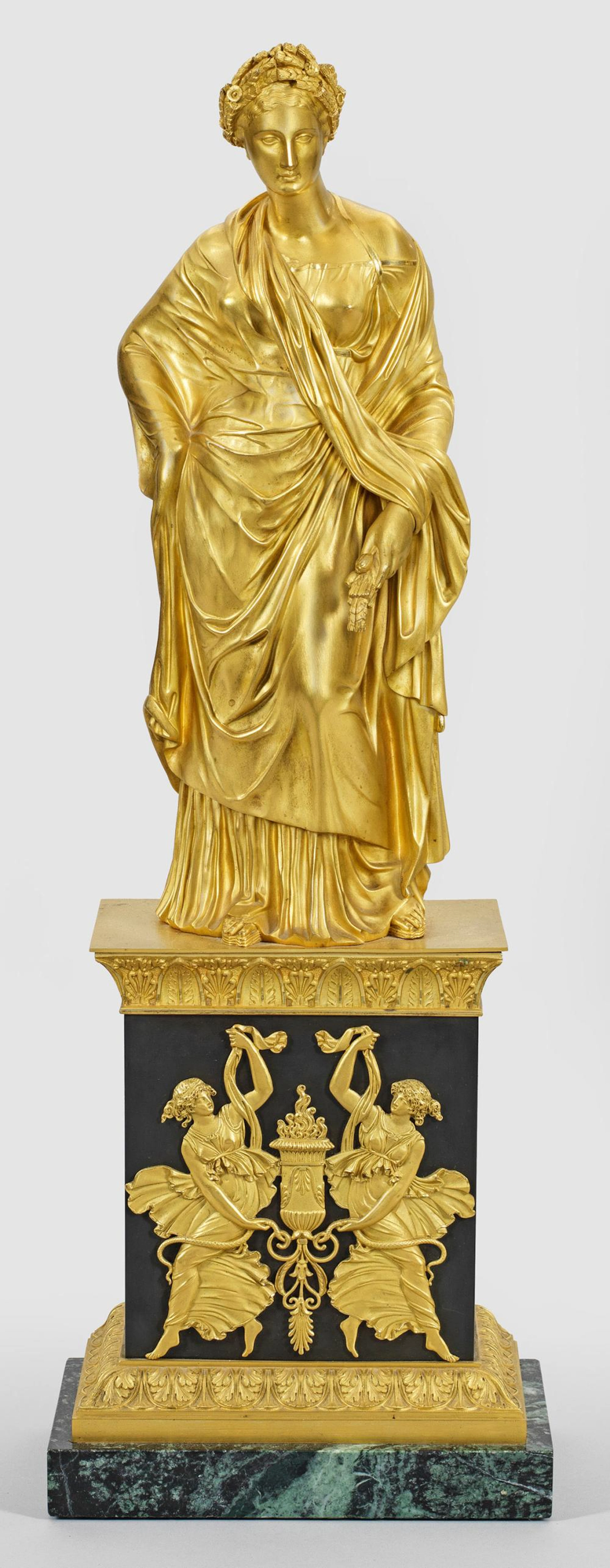 Bronzestatuette "Demeter"