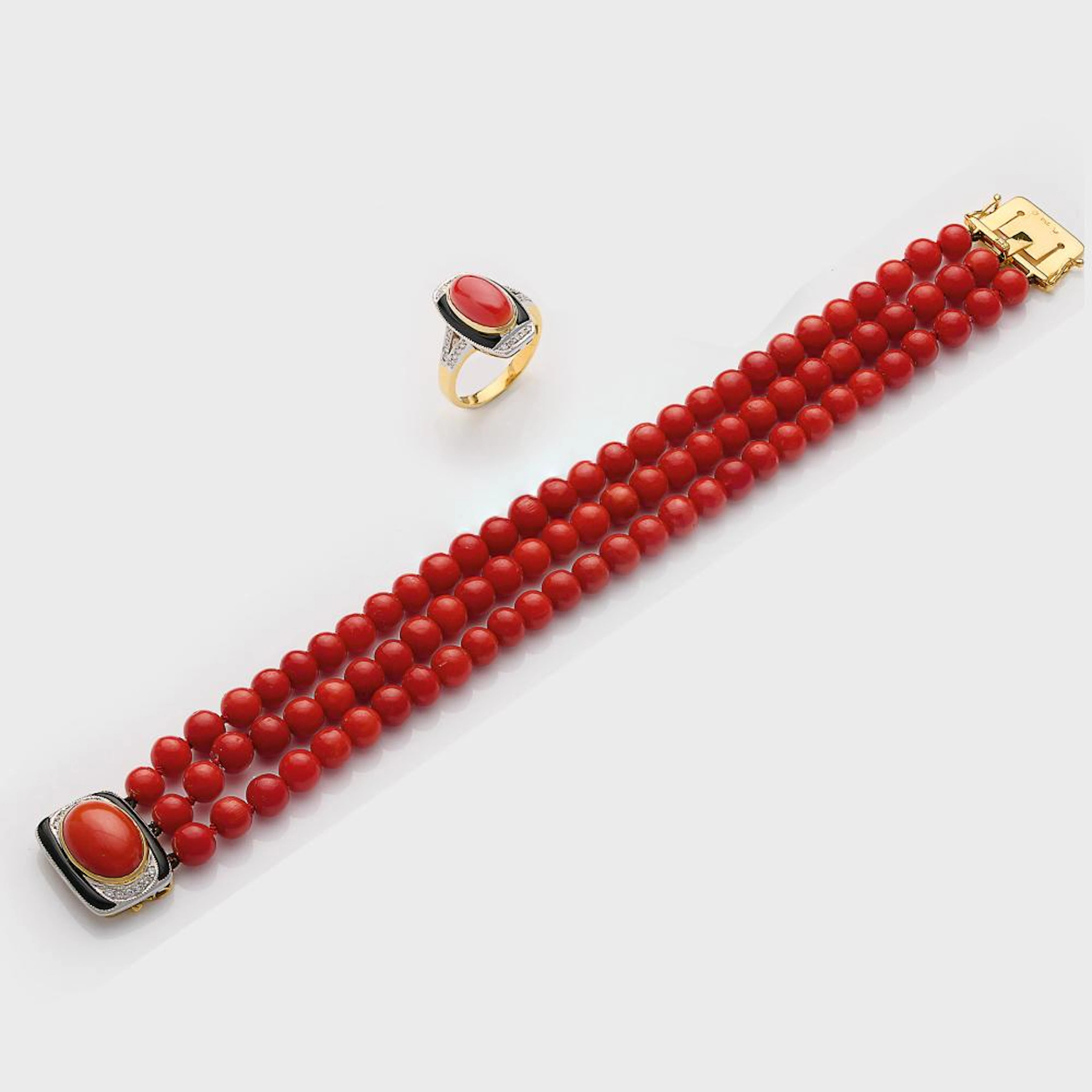 Korallen-Demi Parure