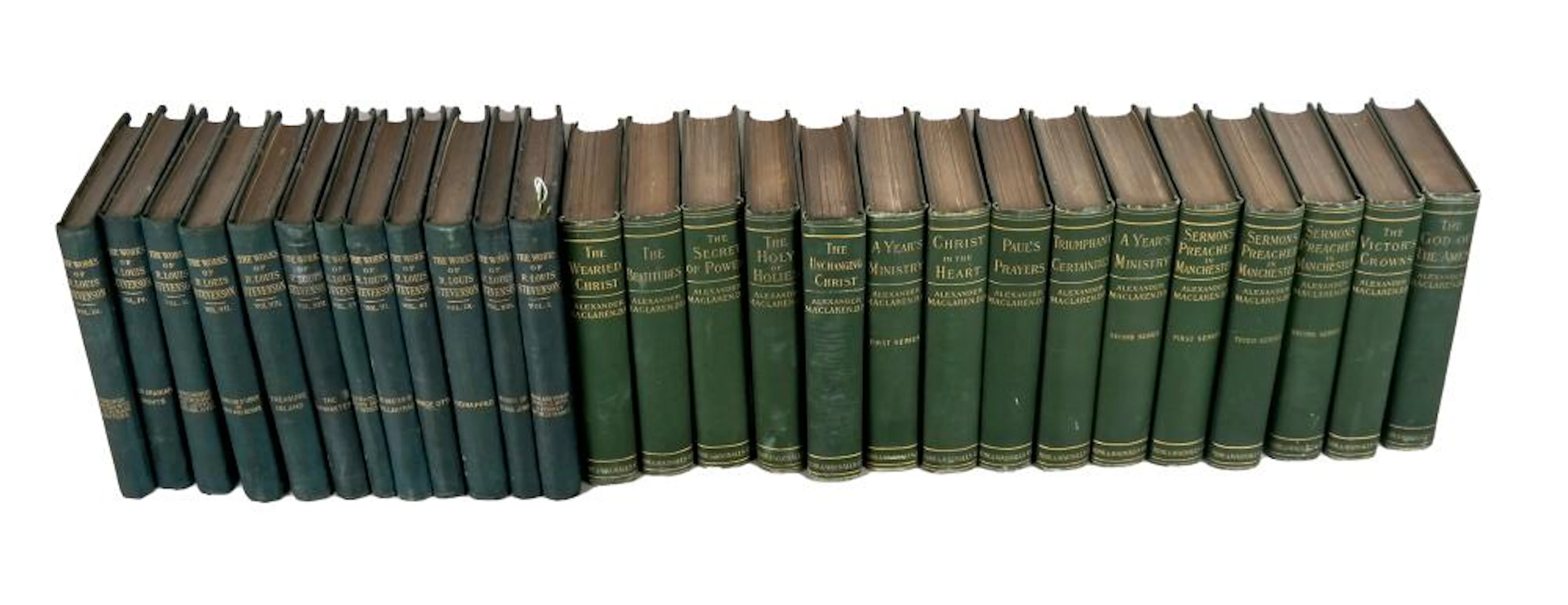 15 Books: A. Maclaren, R.L. Stevenson, More