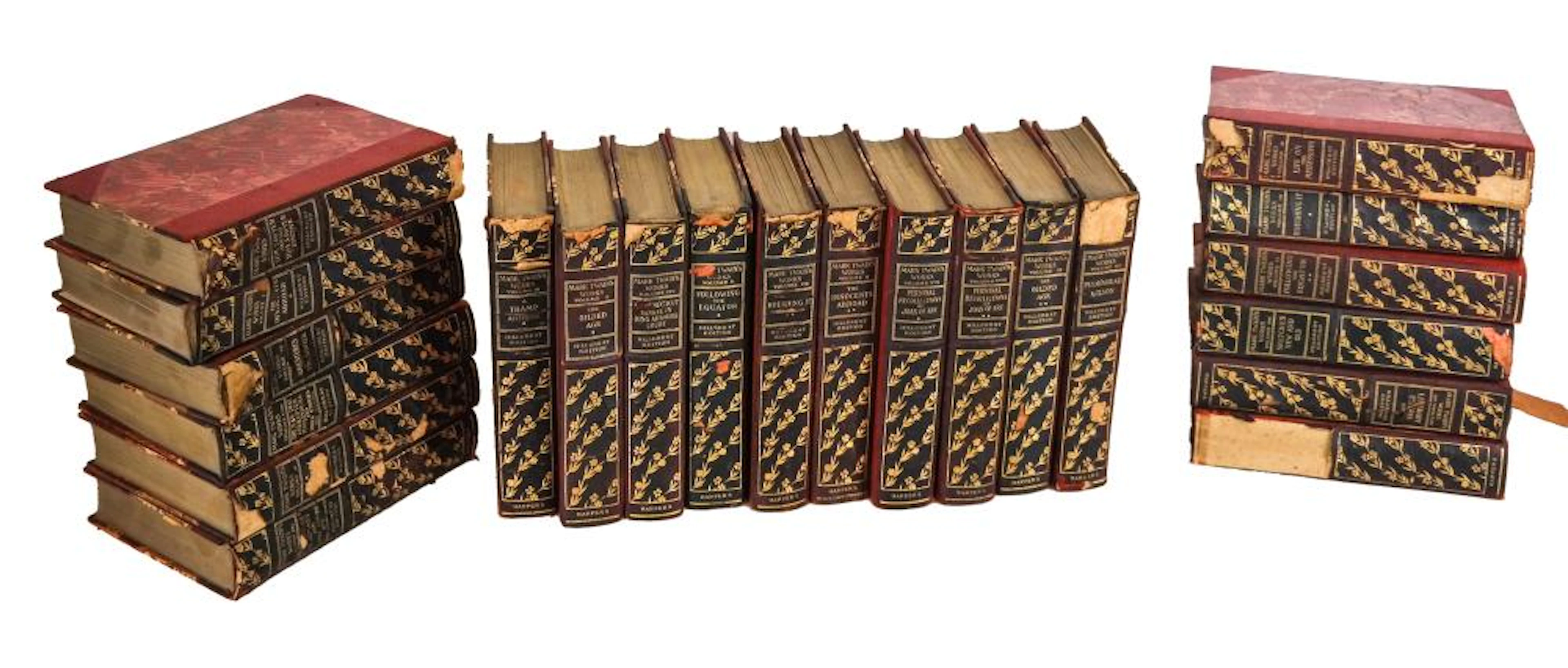 Lot of 27 Books, Incl. Mark Twain's Works