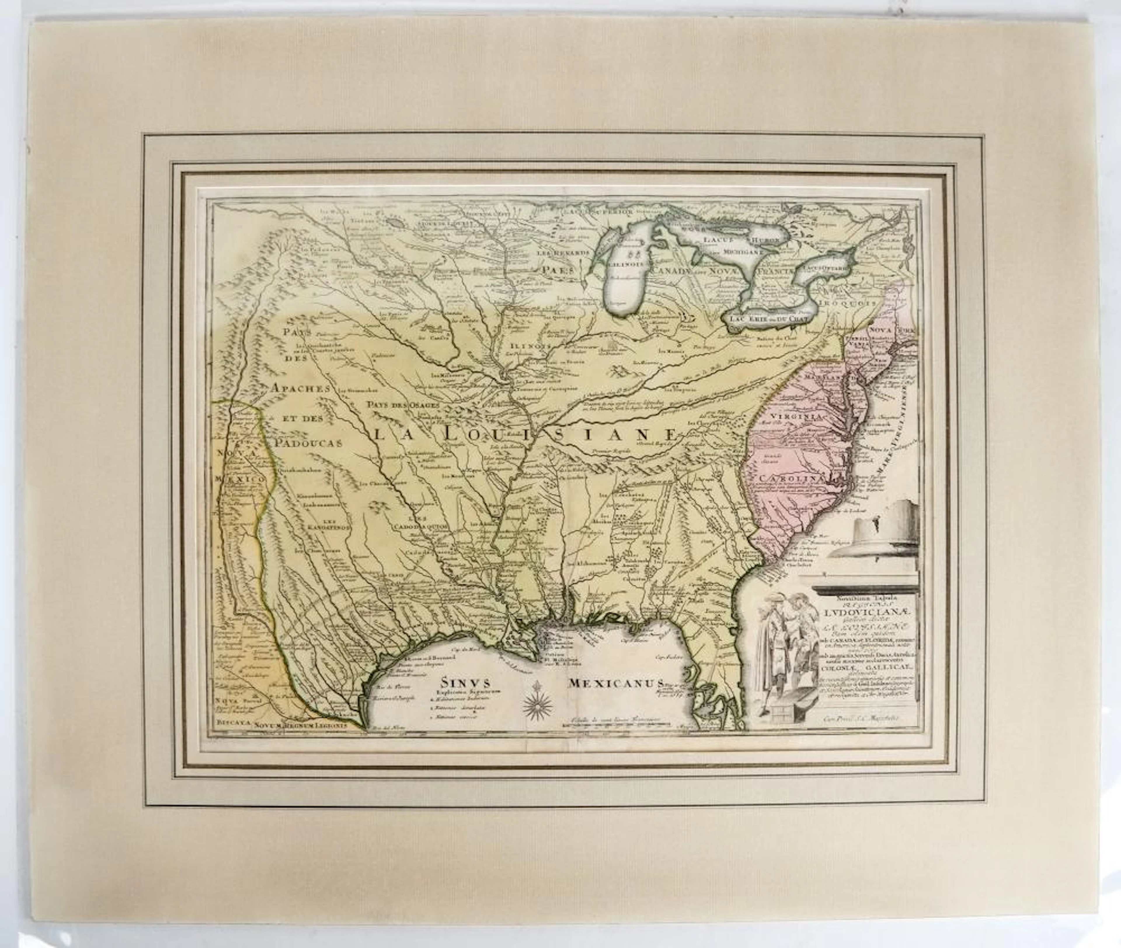 C. WEIGEL: Delisle Map of the Gulf Coast