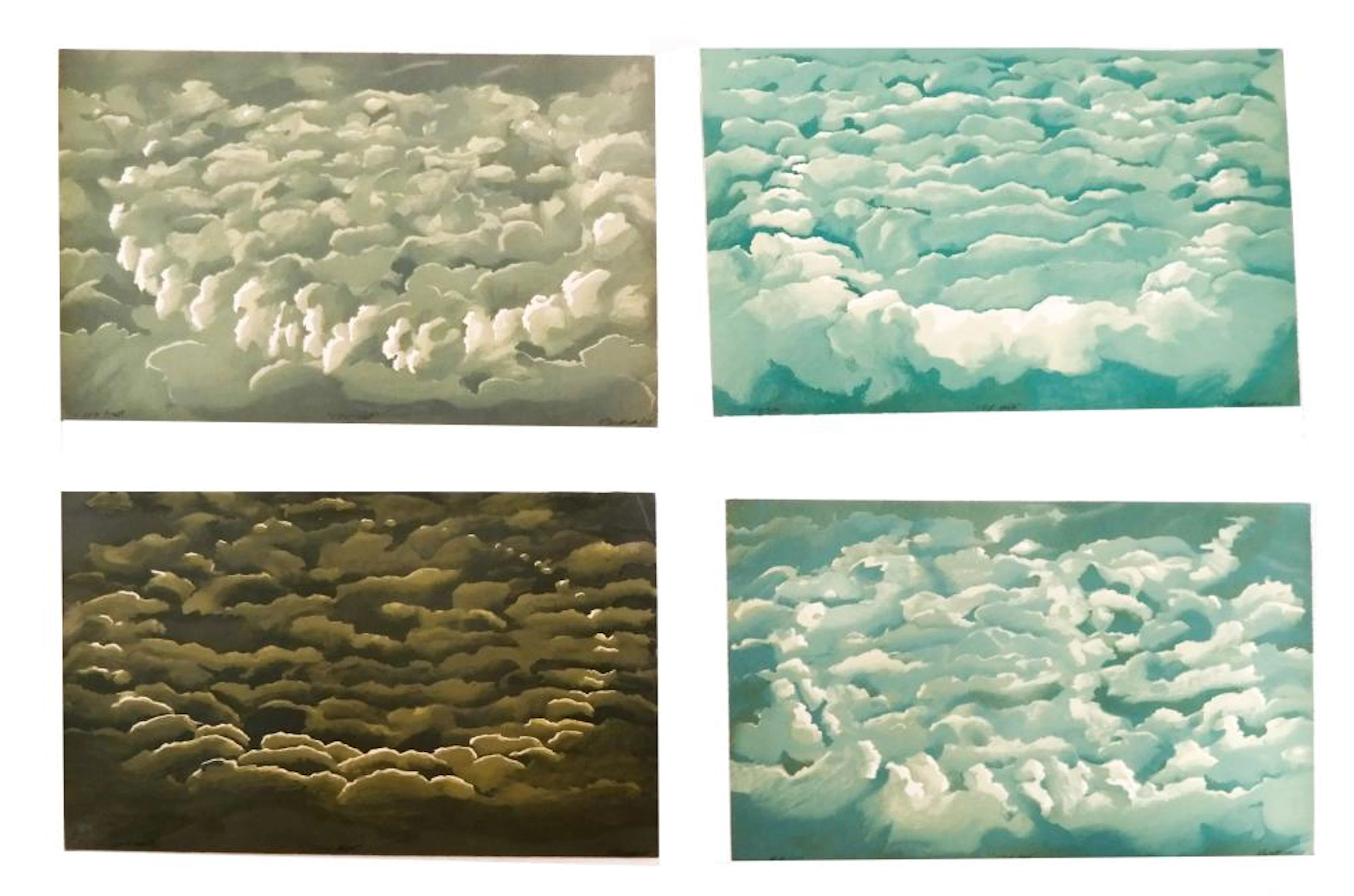 Karen GUNDERSON: Four Watercolor Studies