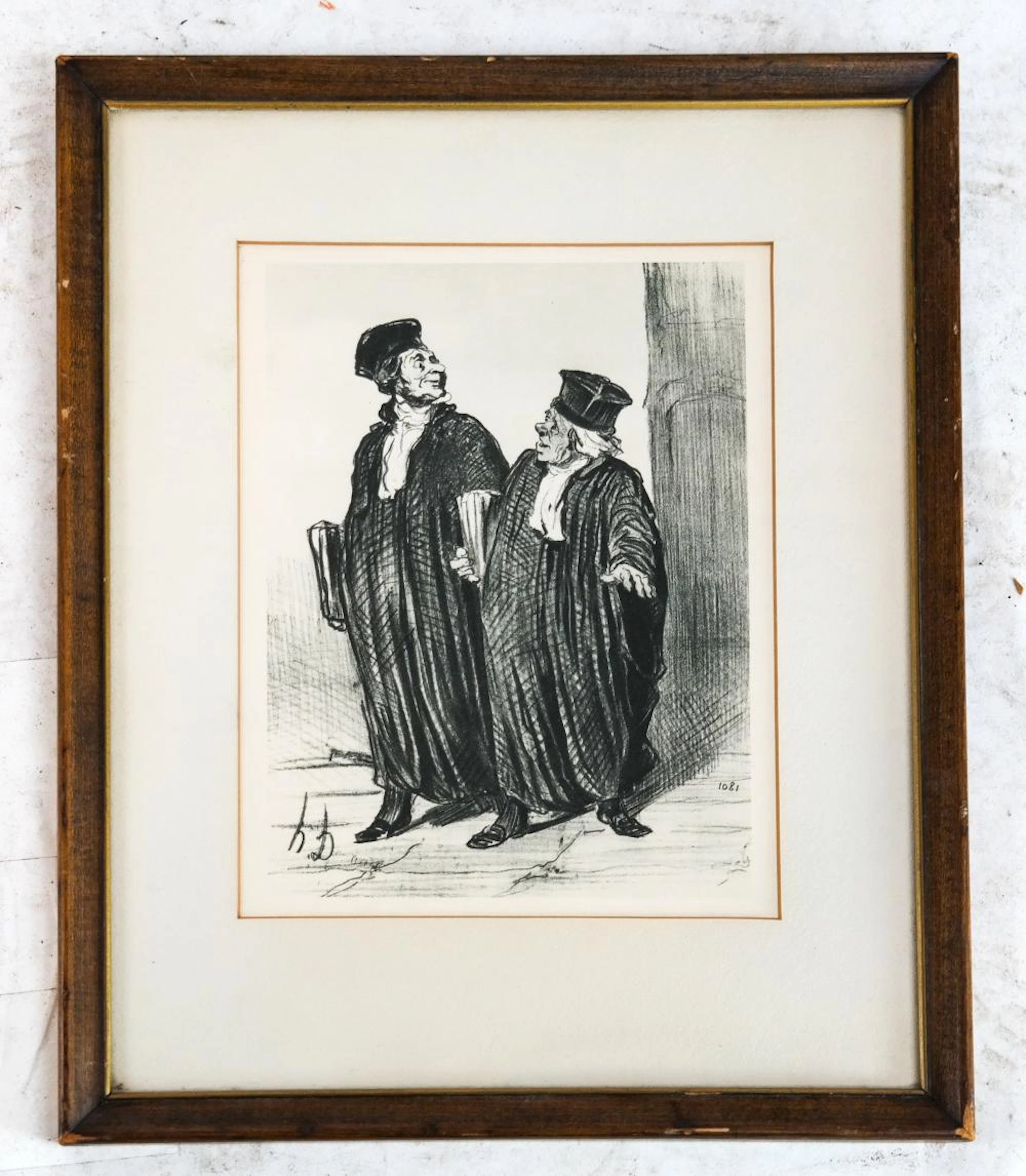 Honore DAUMIER: Two Judges - Print