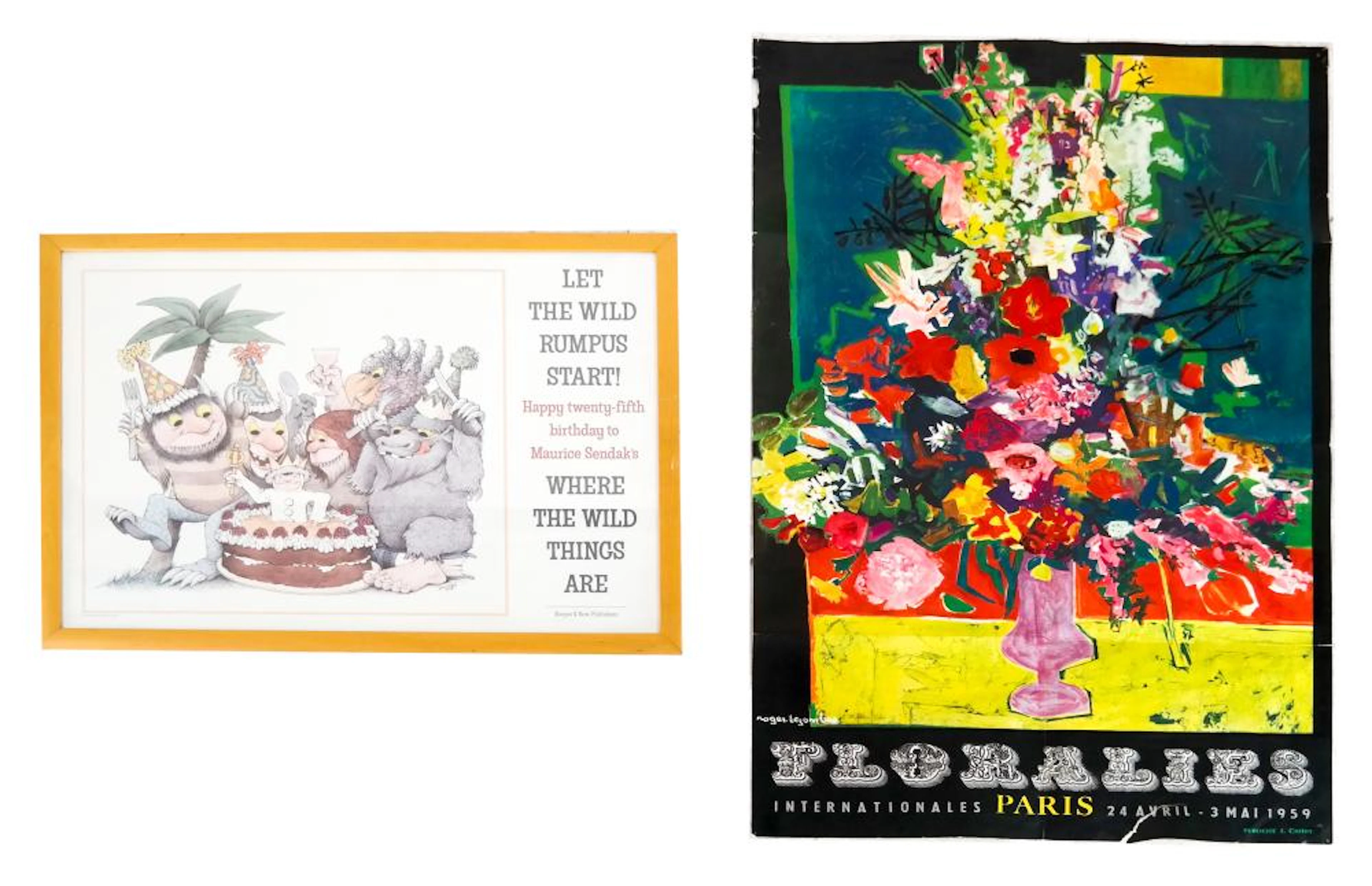 R. BEZOMES, M. SENDAK: Two Prints