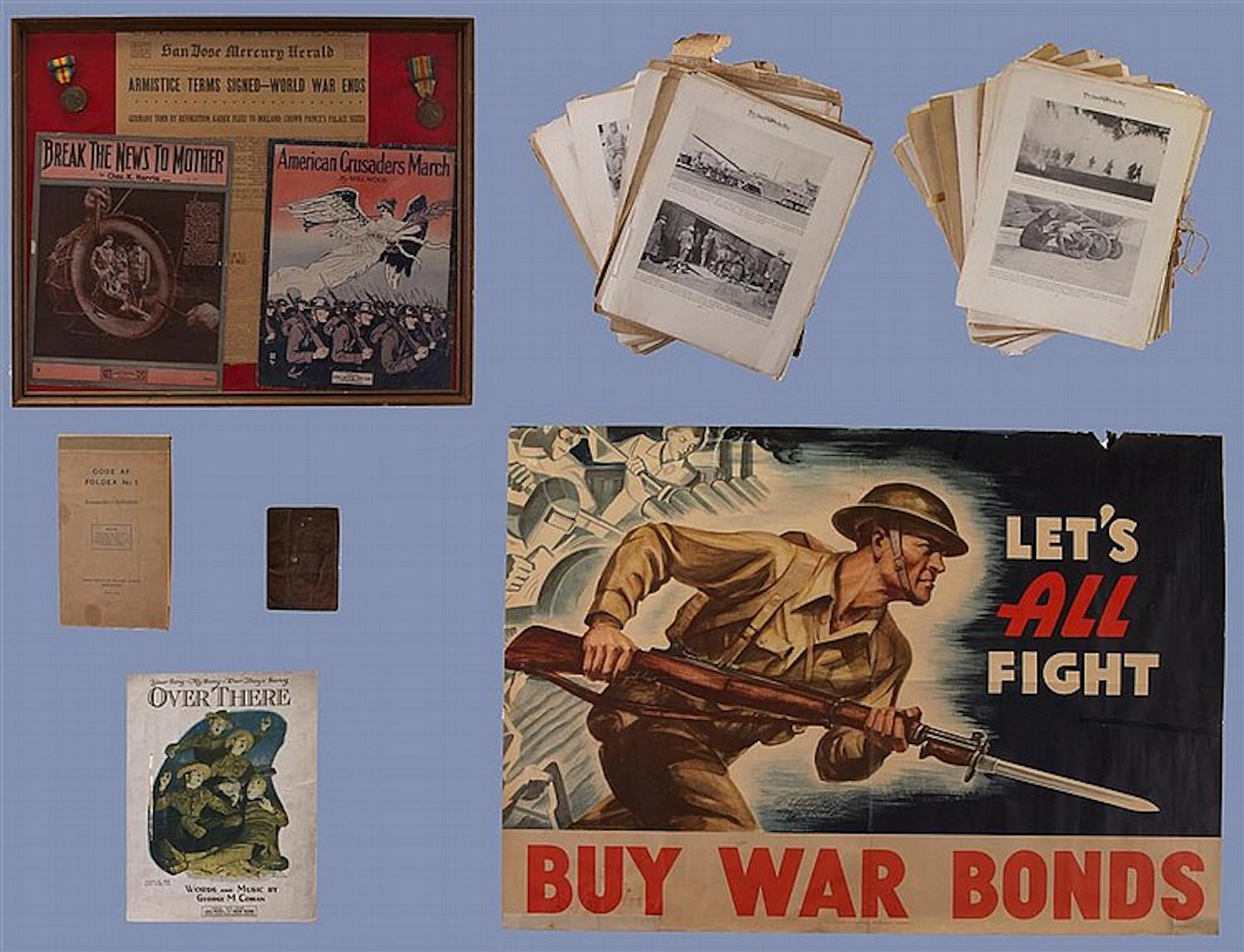 Grouping of United States World War One Items