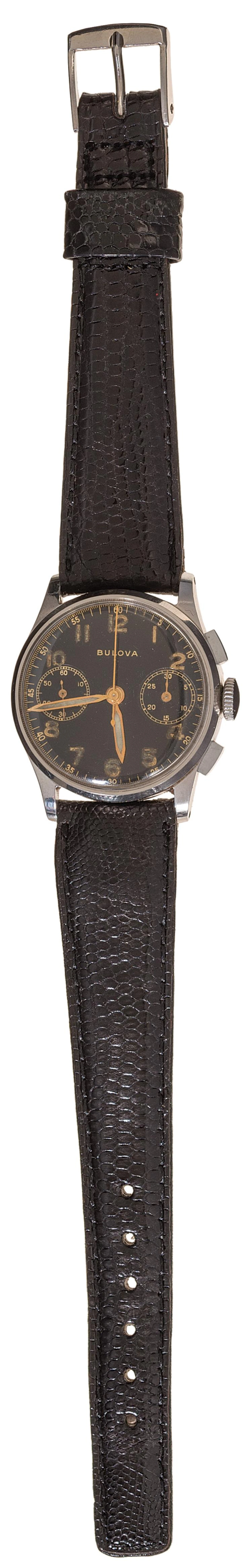 Bulova Wrist Watch Inscribed to President Dwight Eisenhower