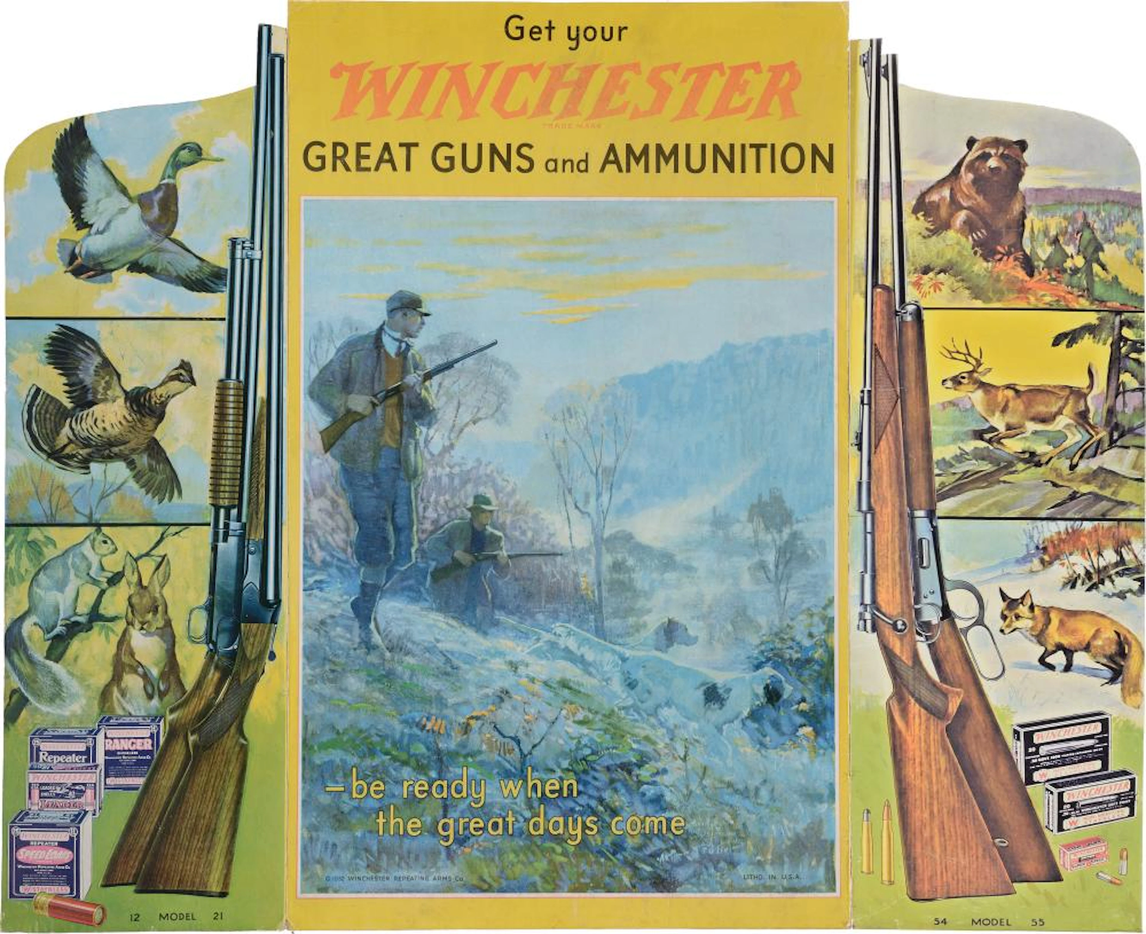 1932 Winchester Trifold Advertisement