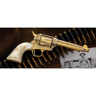 Pancho Villa Gold Engraved Colt Single Action Army