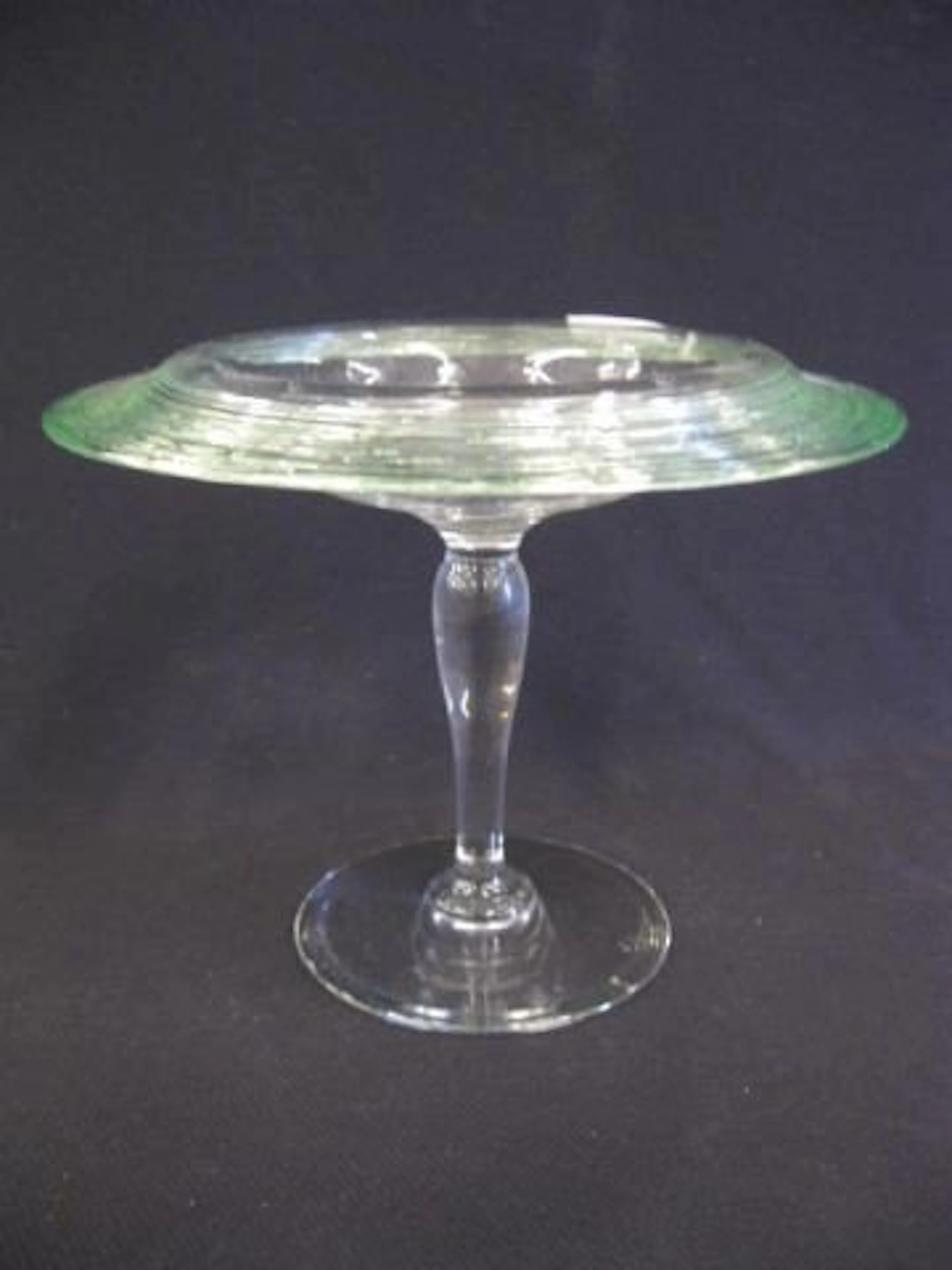 887C: Steuben Art Glass Tall Compote