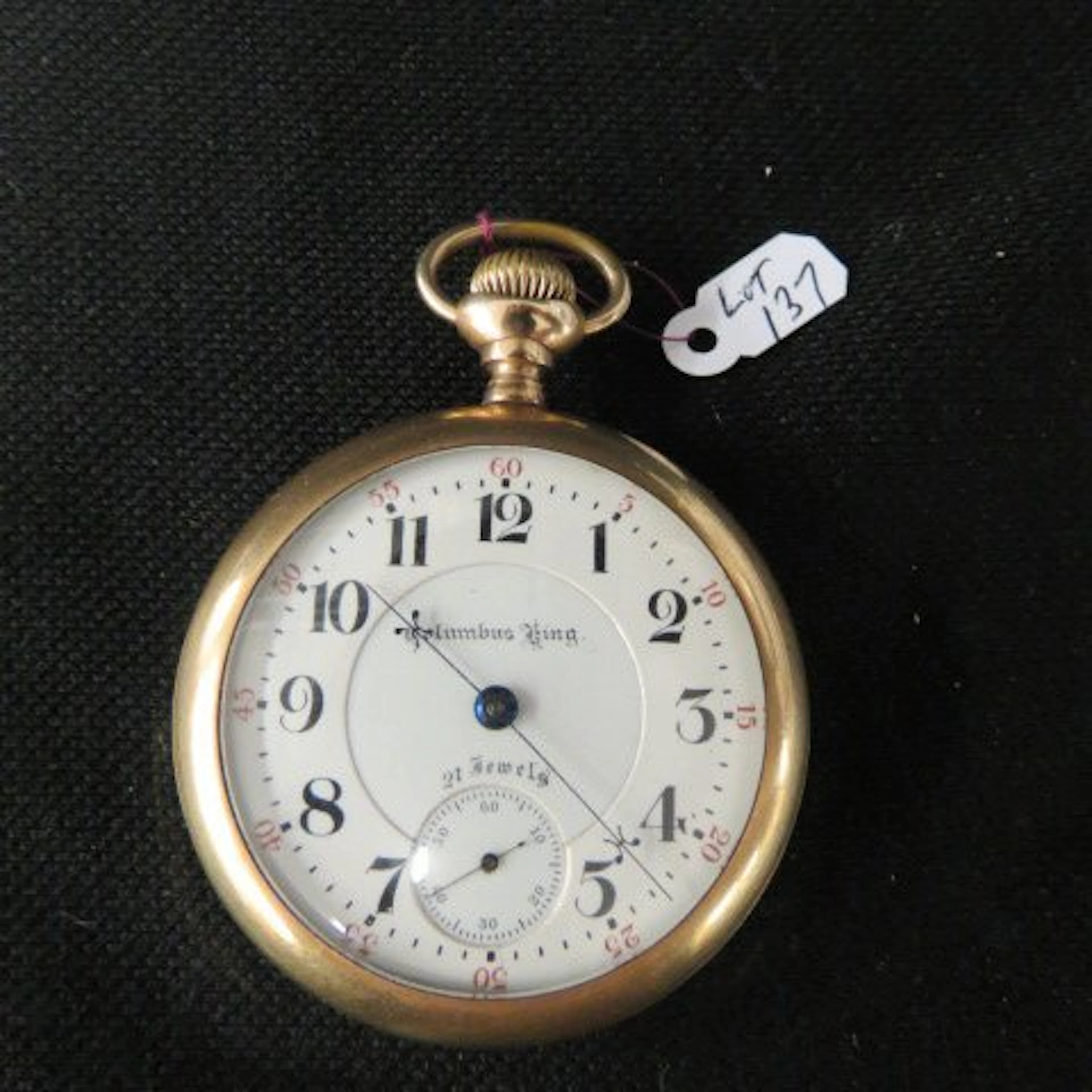 Columbus King Railroad Pocketwatch