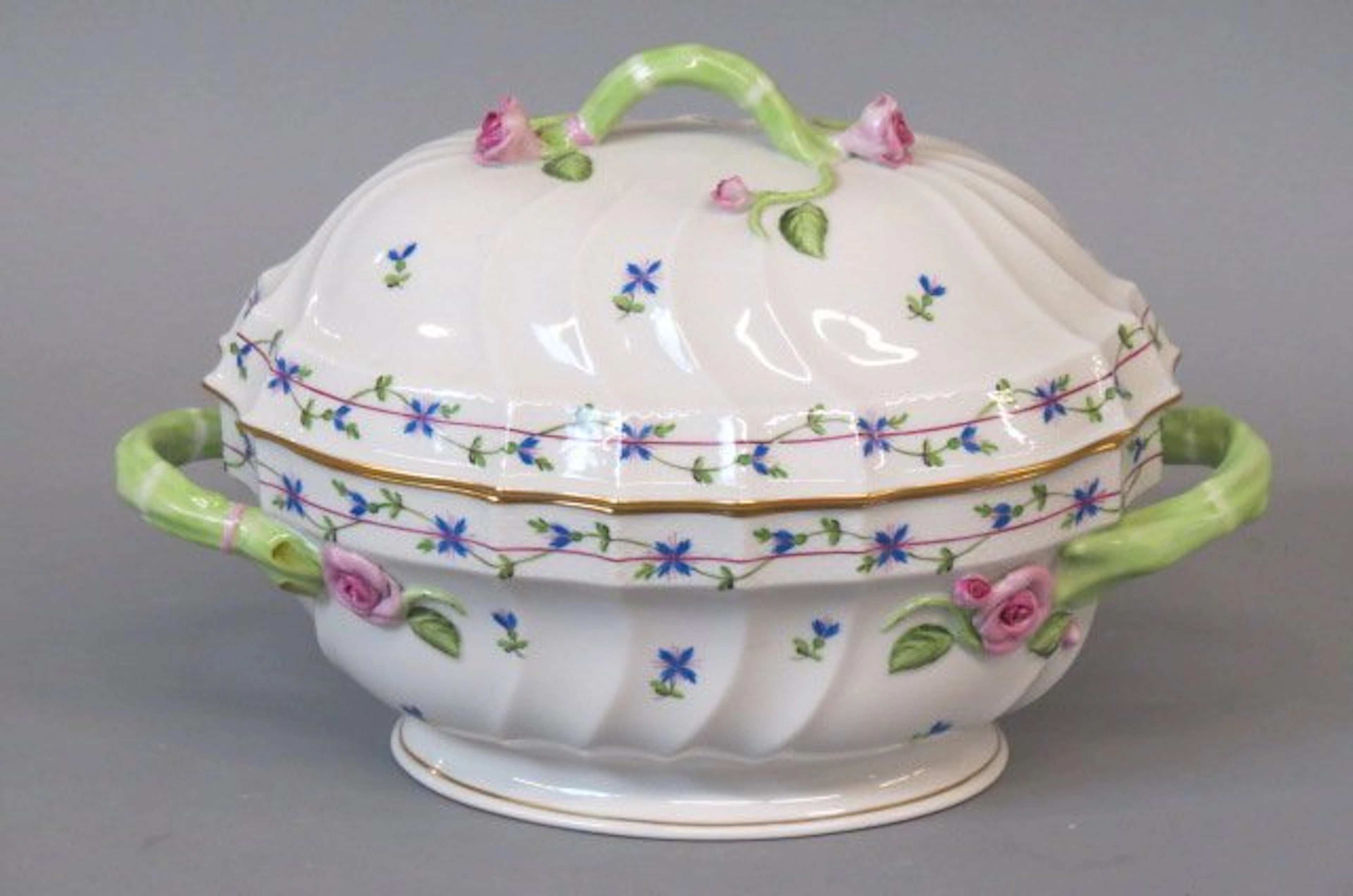 Herend "Pintemps" Porcelain Hand Painted Tureen