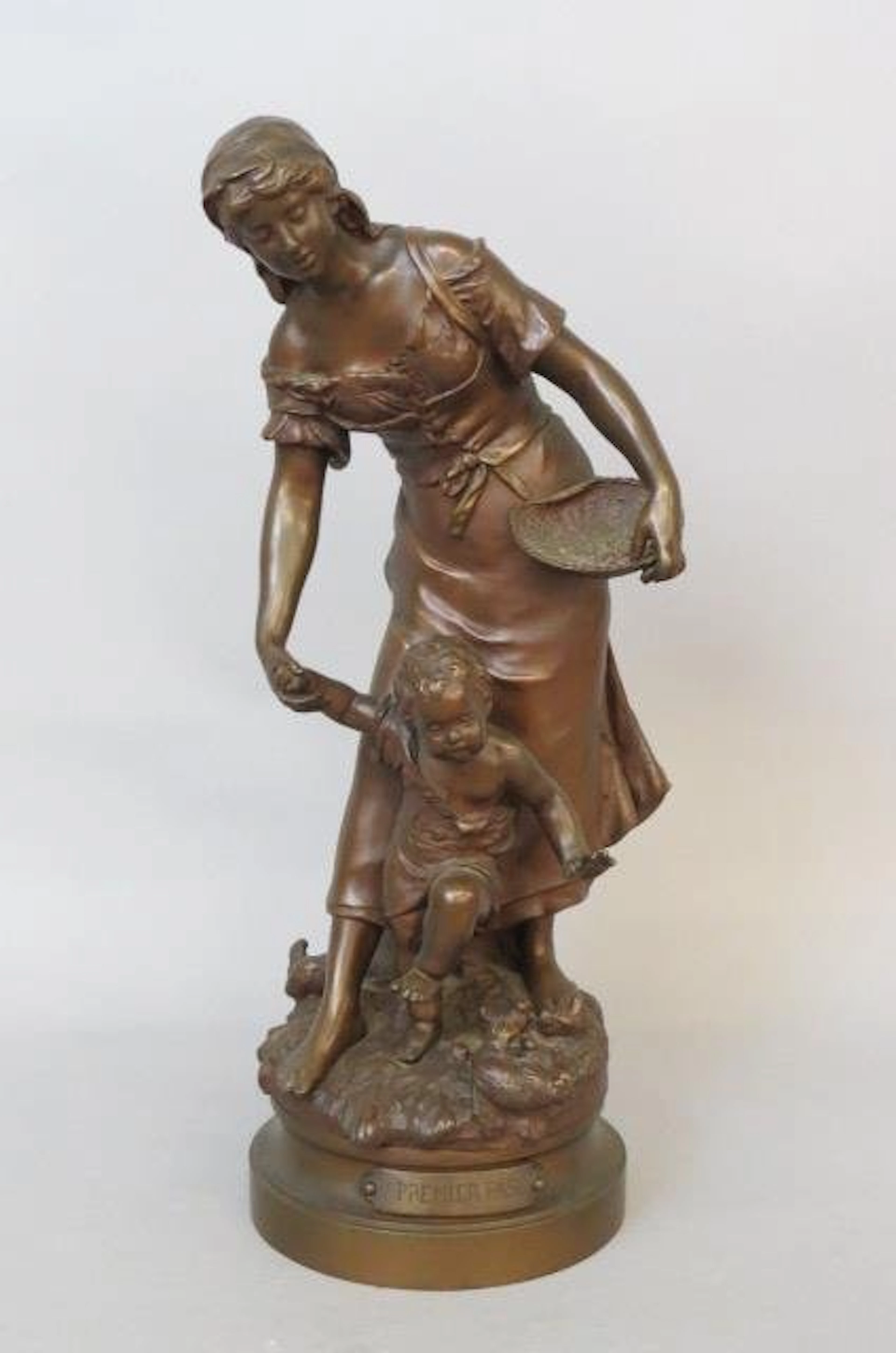 Auguste Moreau Bronze "Premier Pas"