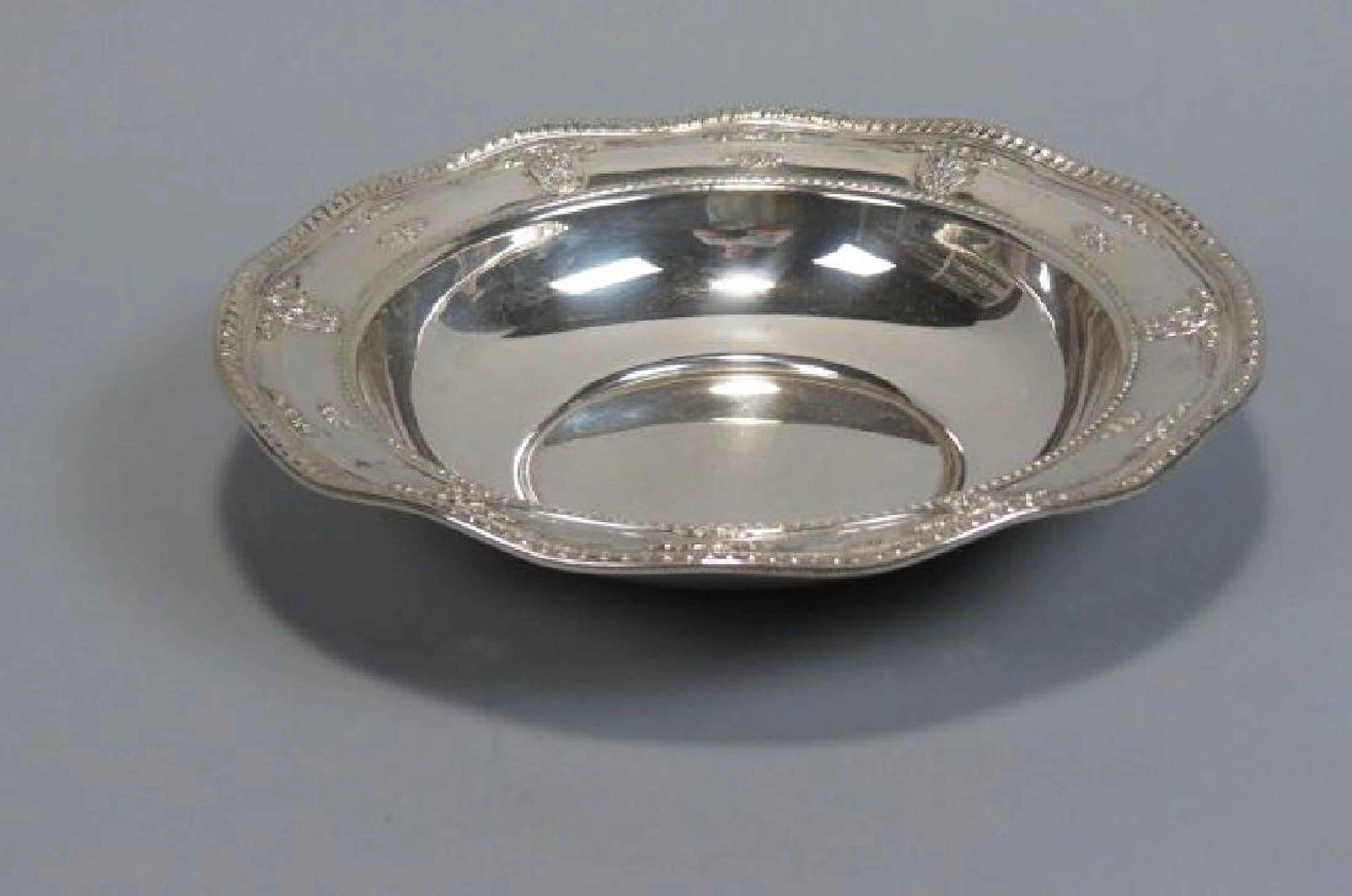 Wallace "Rosepoint" Sterling Silver Serving Bowl