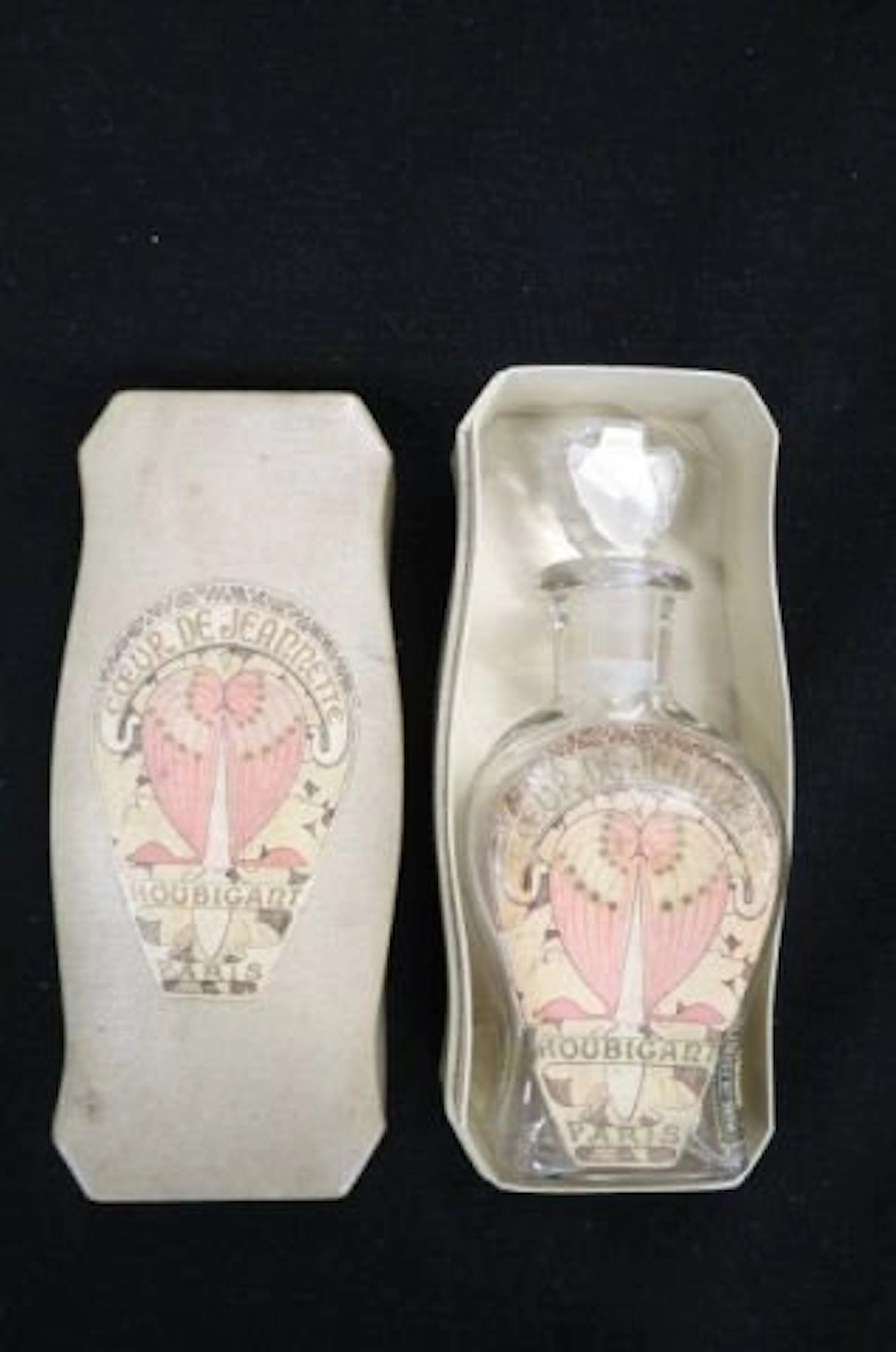 French Perfume Bottle, Houbigant "Couer de Jeannette"