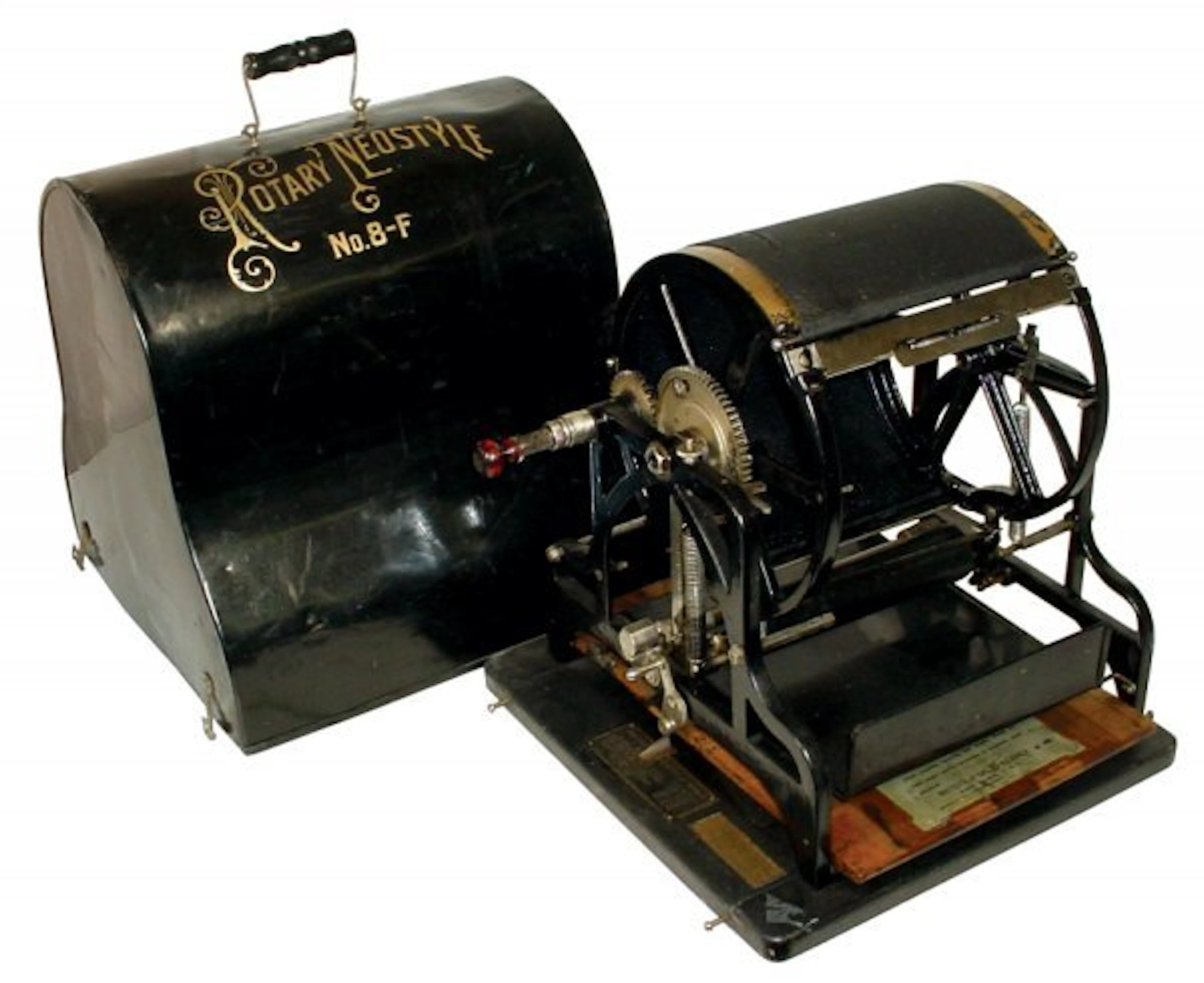 Office duplicating machine, Rotary Neostyle No. 8