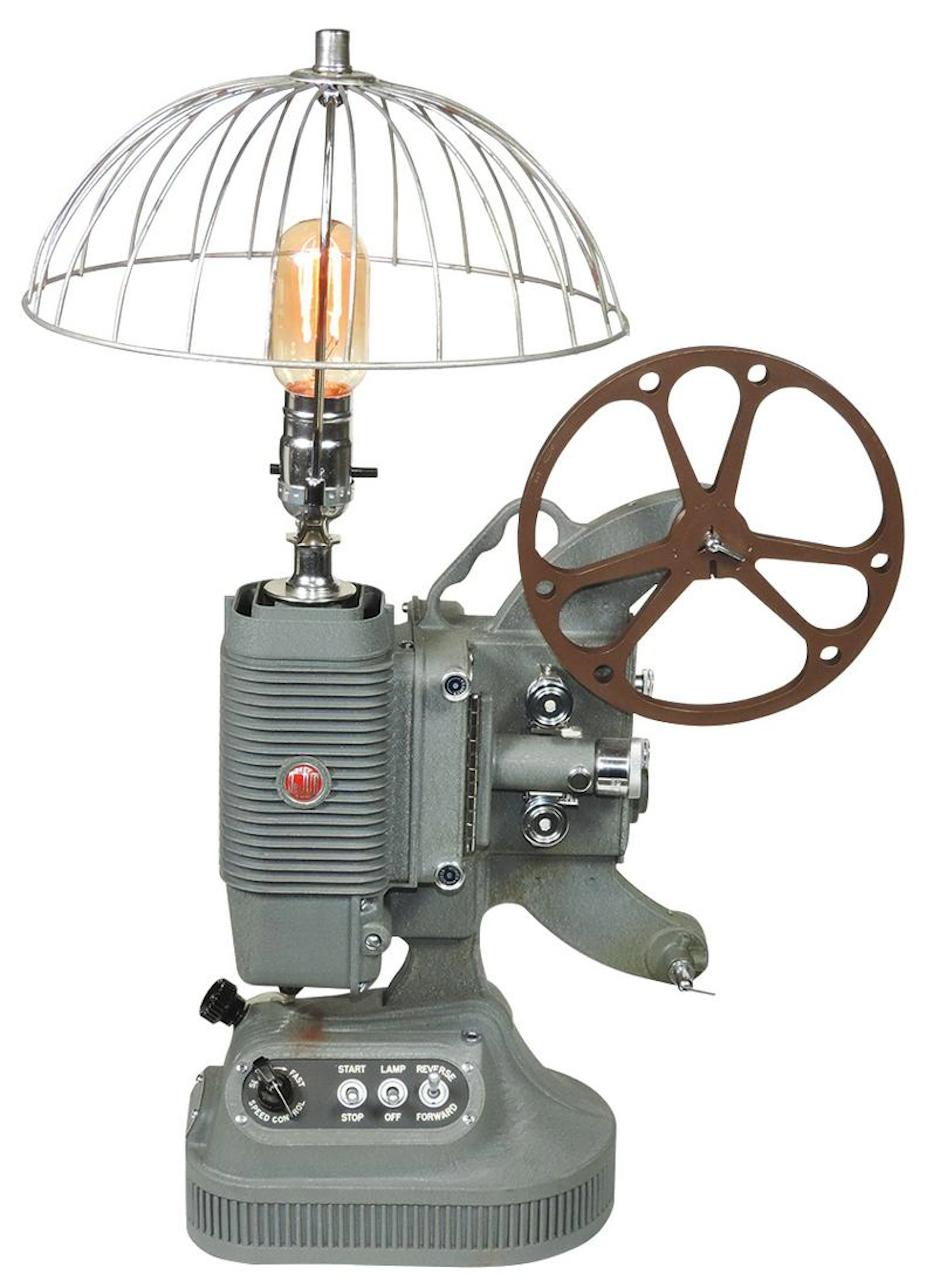 Industrial Design/Steampunk, DeJur 8mm projector table