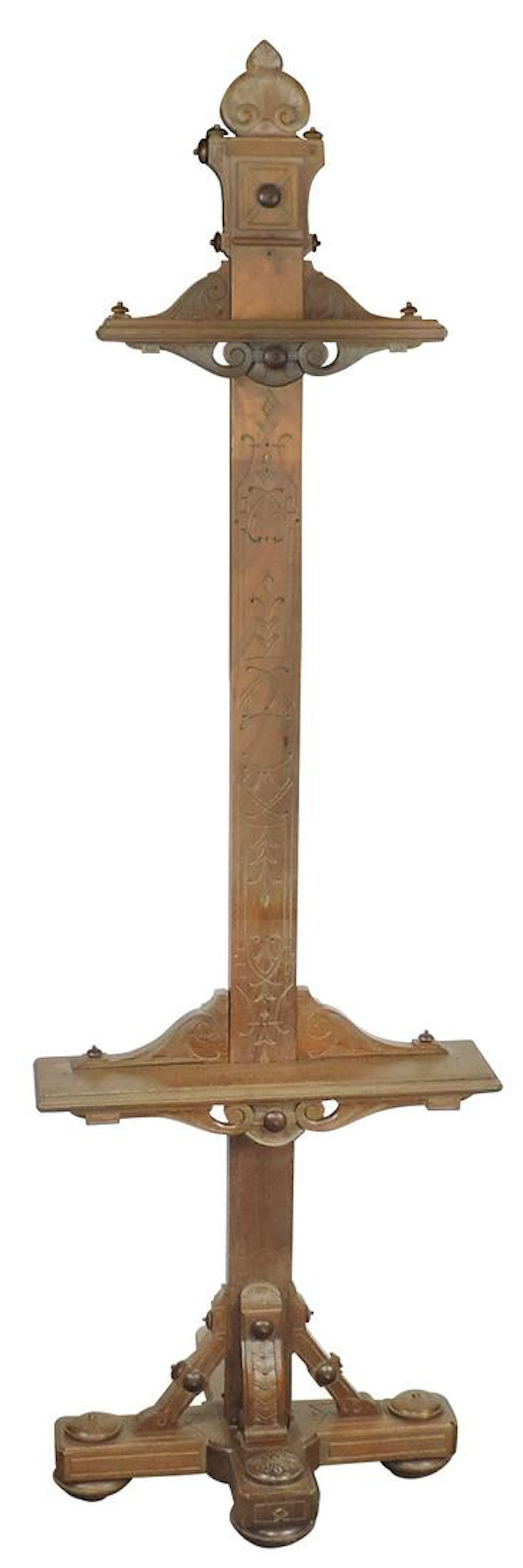 Furniture, Easel, Eastlake Victorian Walnut Painting