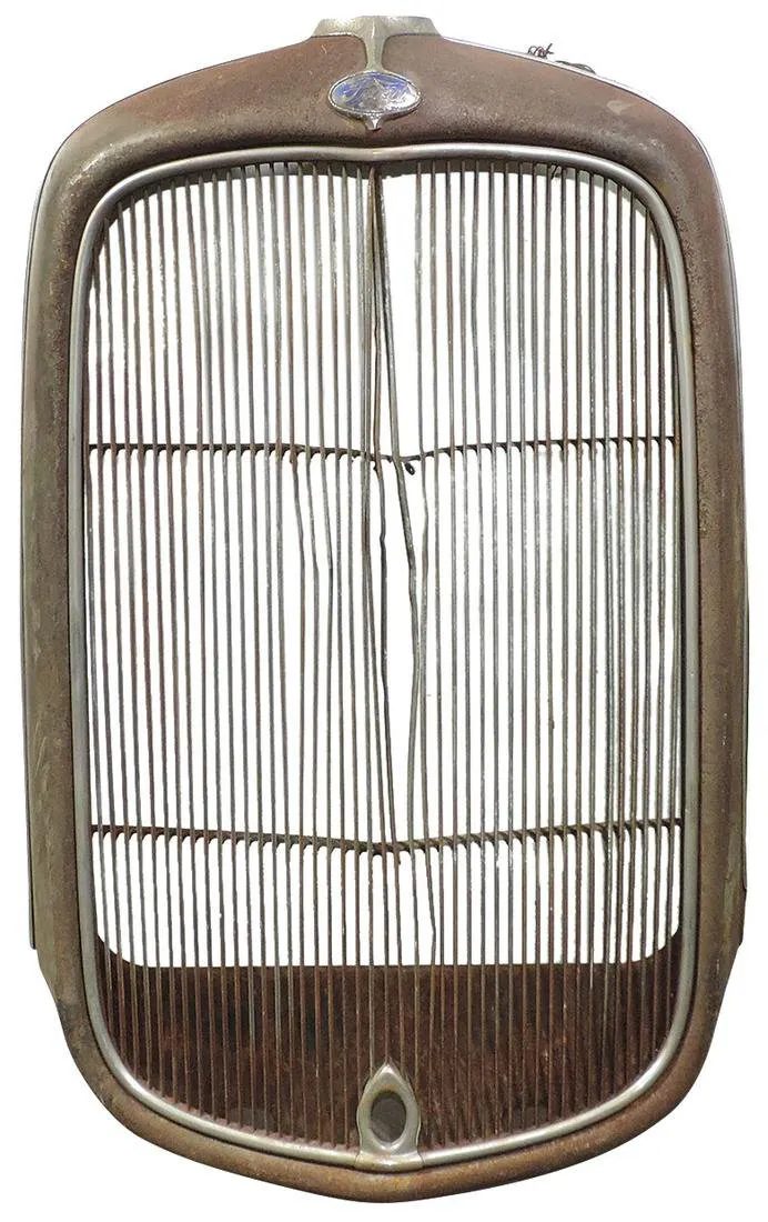 Radiator Grille Shell, 1932 Ford, has orig radiator cap & badge in ...
