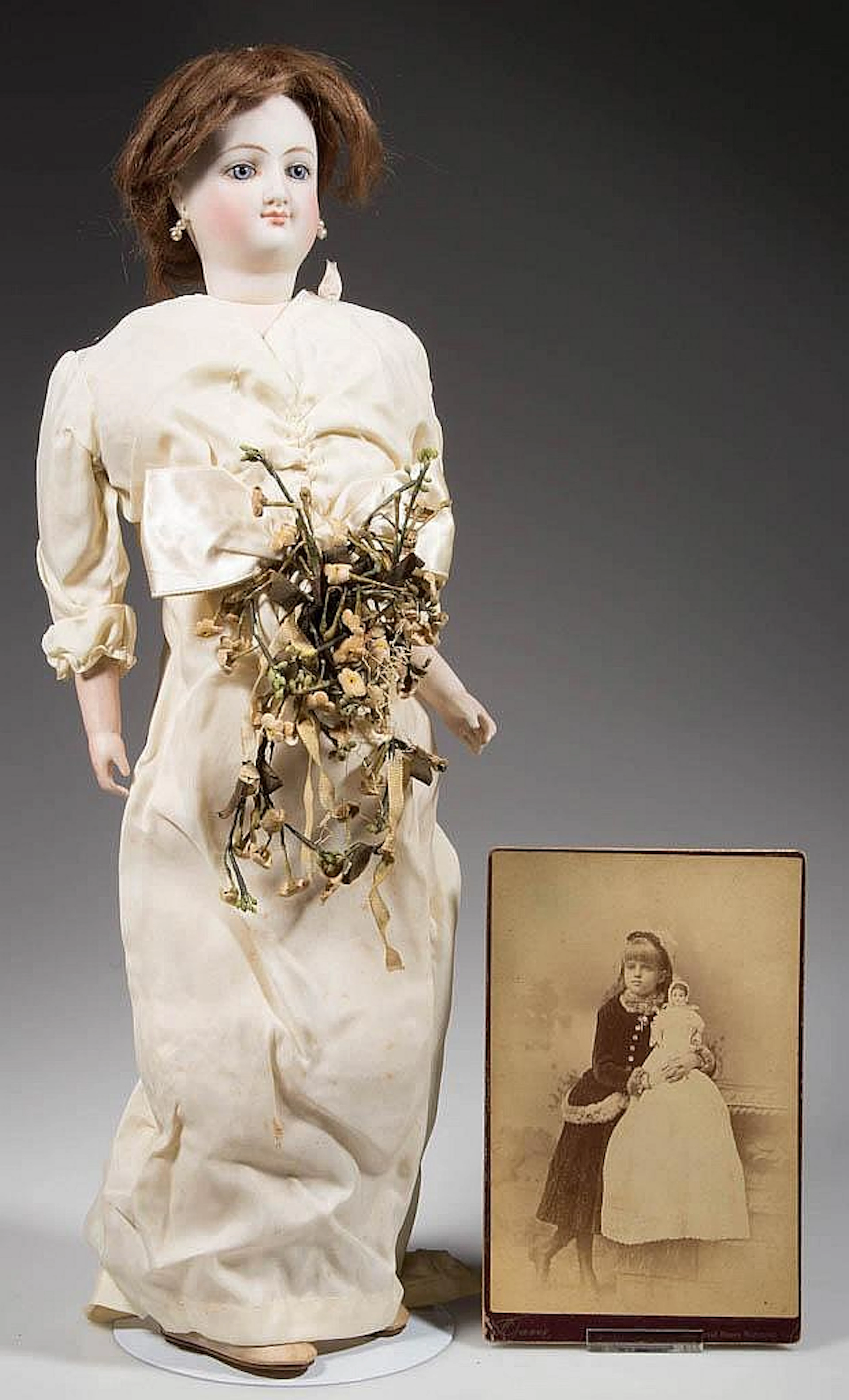 FRENCH FASHION BISQUE-HEAD DOLL