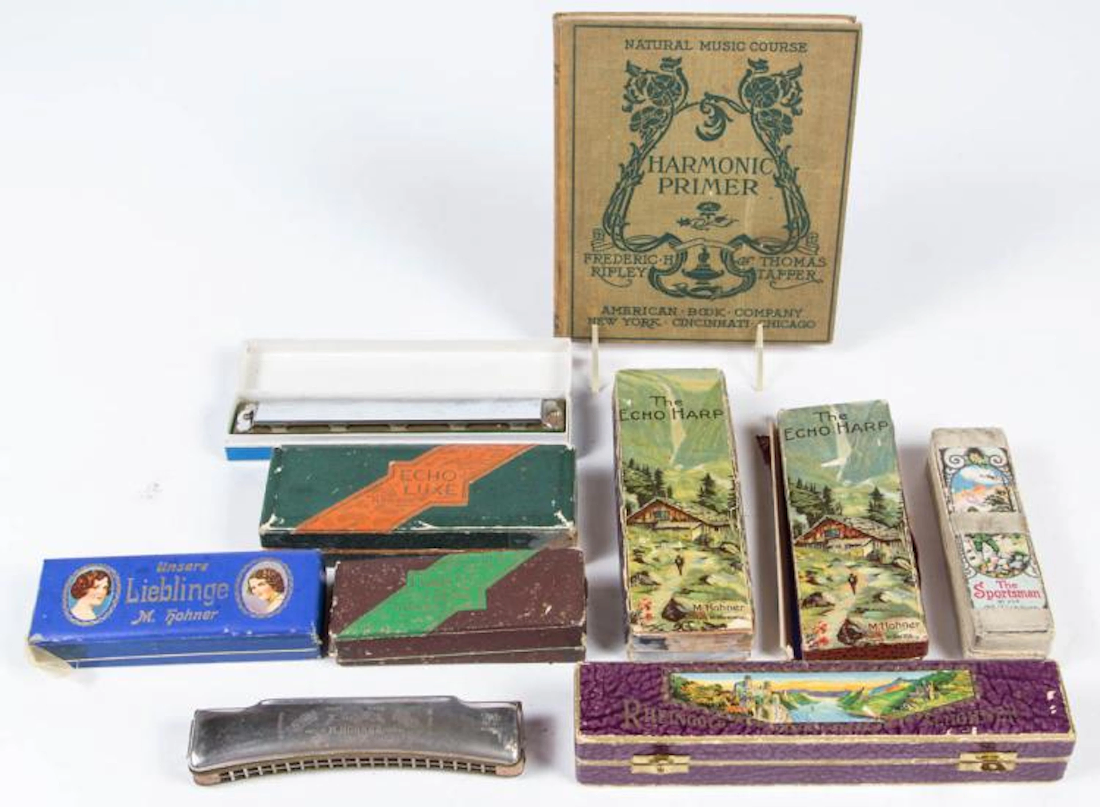 ASSORTED VINTAGE HOHNER HARMONICAS, LOT OF TEN