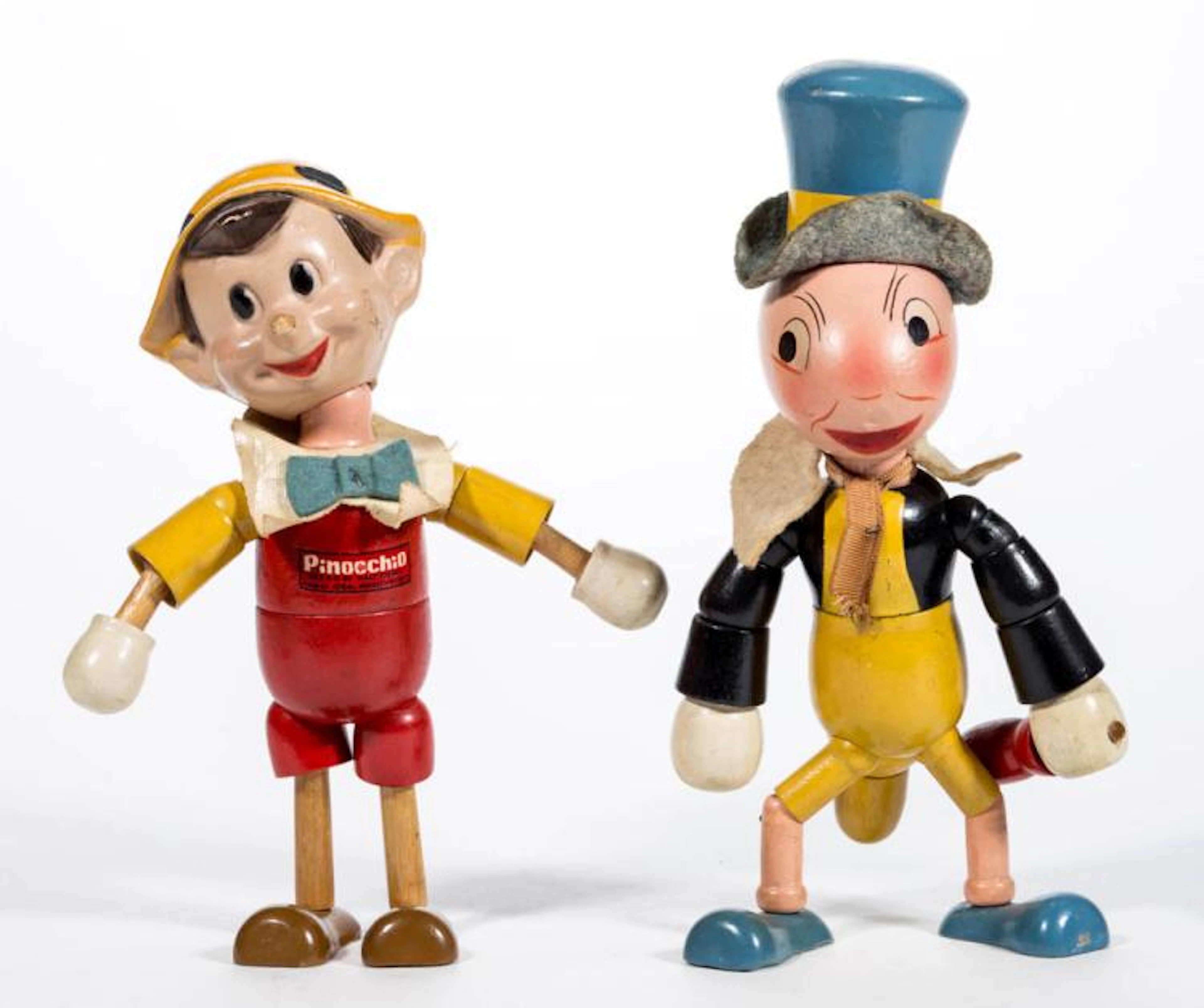 IDEAL NOVELTY & TOY CO. WALT DISNEY TOYS / DOLLS, LOT OF TWO