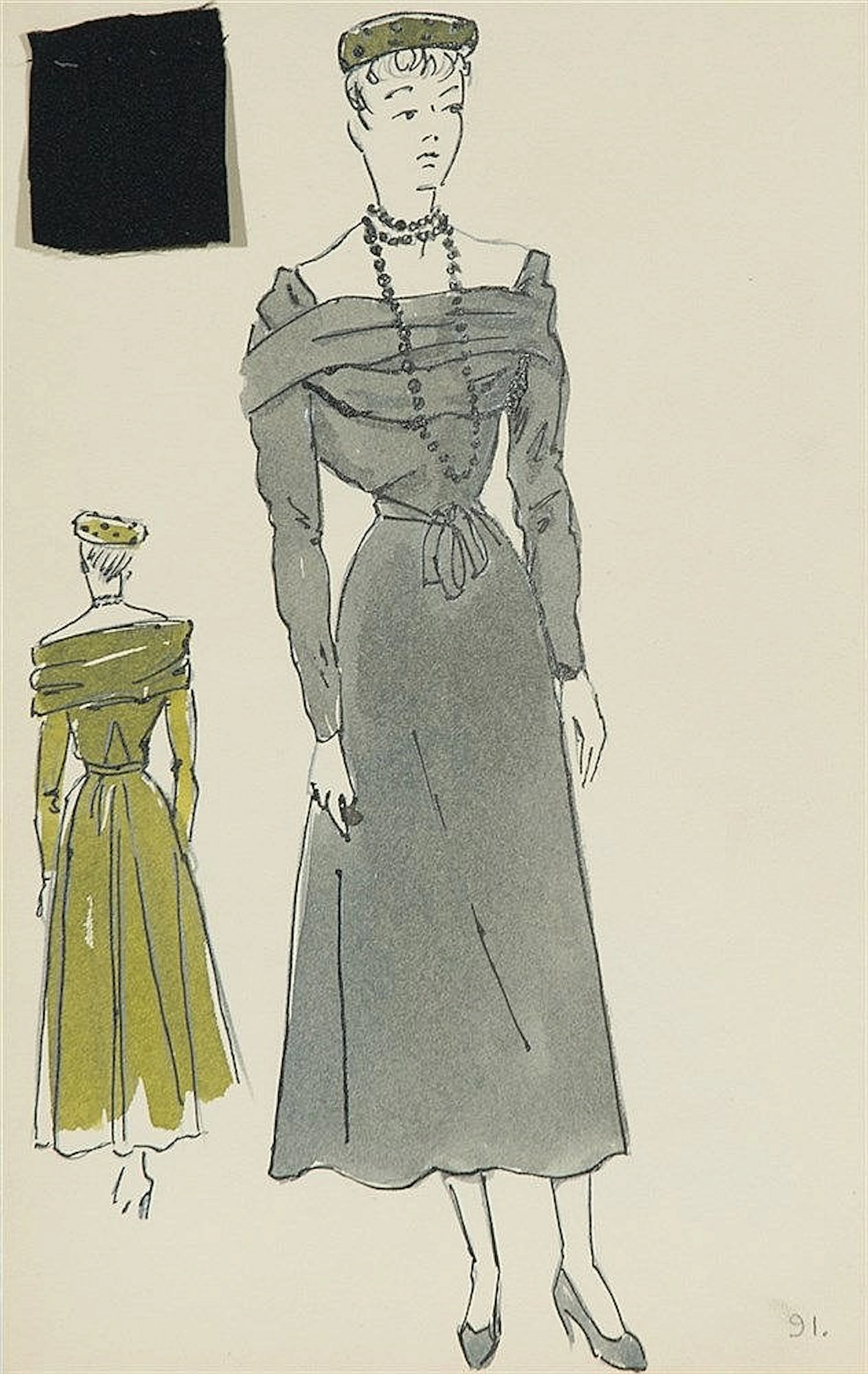 Cristóbal Balenciaga (Guetaria, Guipúzcoa, 1895 - Valencia, 1972)