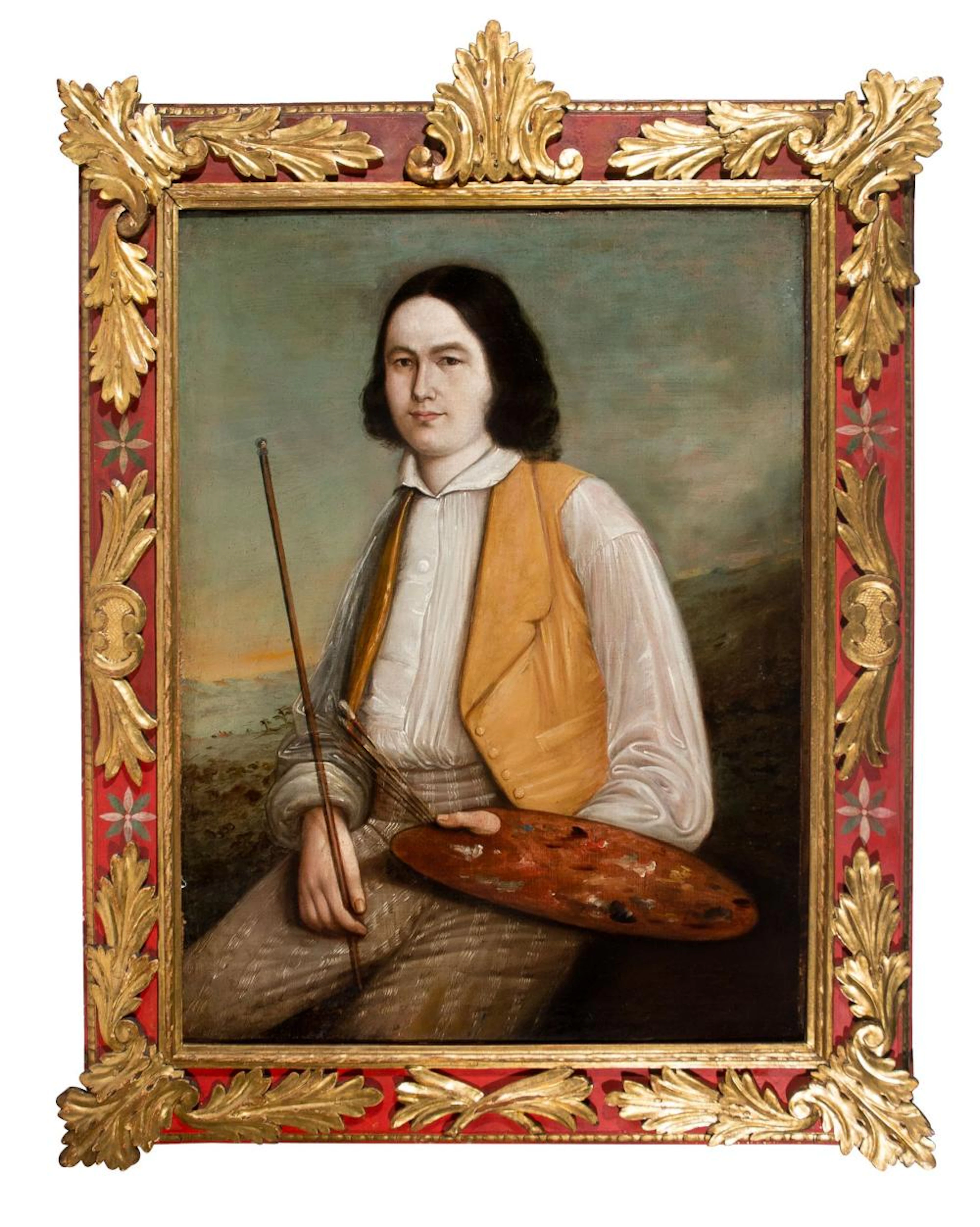 Colonial School. Last quart of 18th Century. Signed José Campeche.