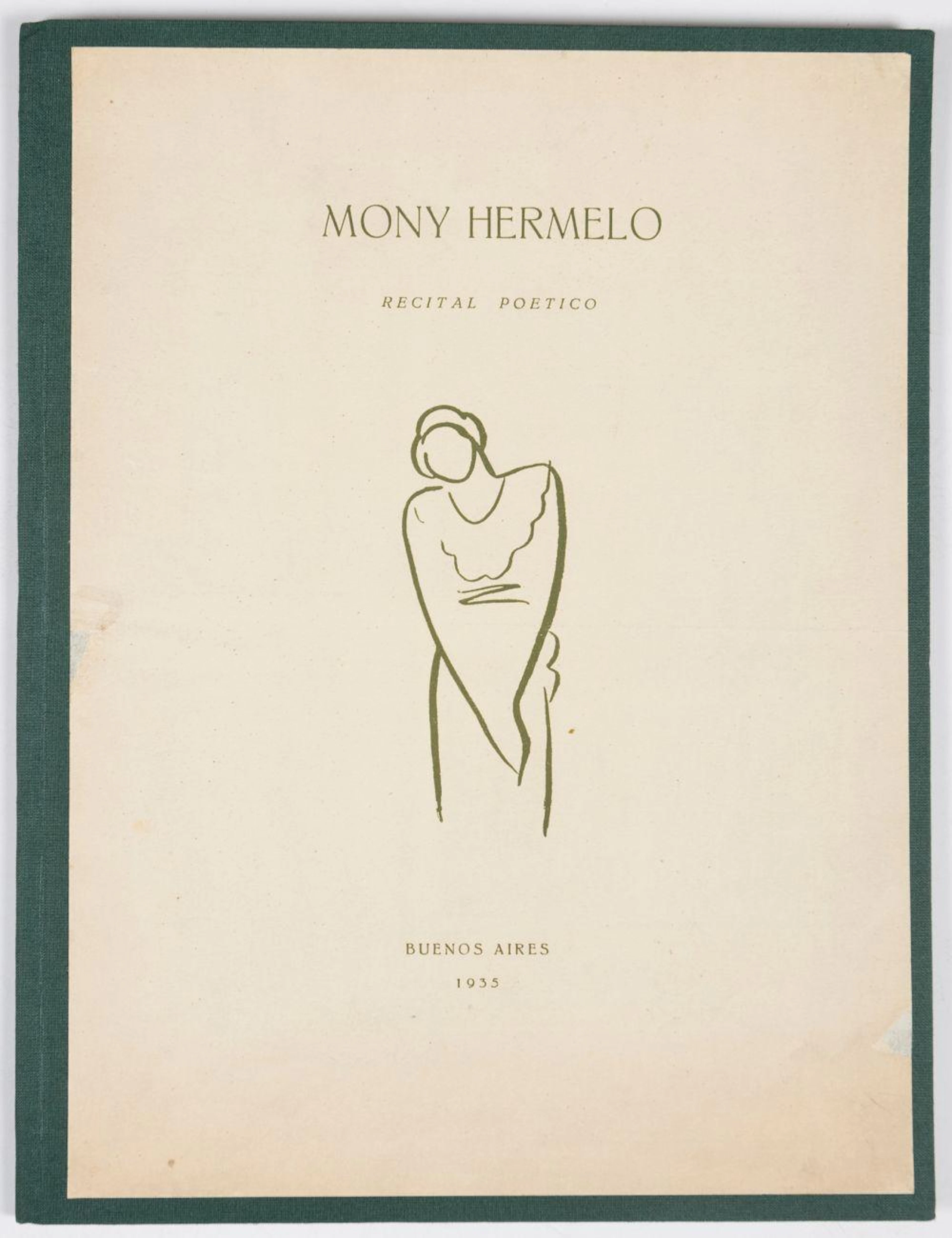 Mony, Hermelo. ?Recital Poético?. Buenos Aires. 1935.