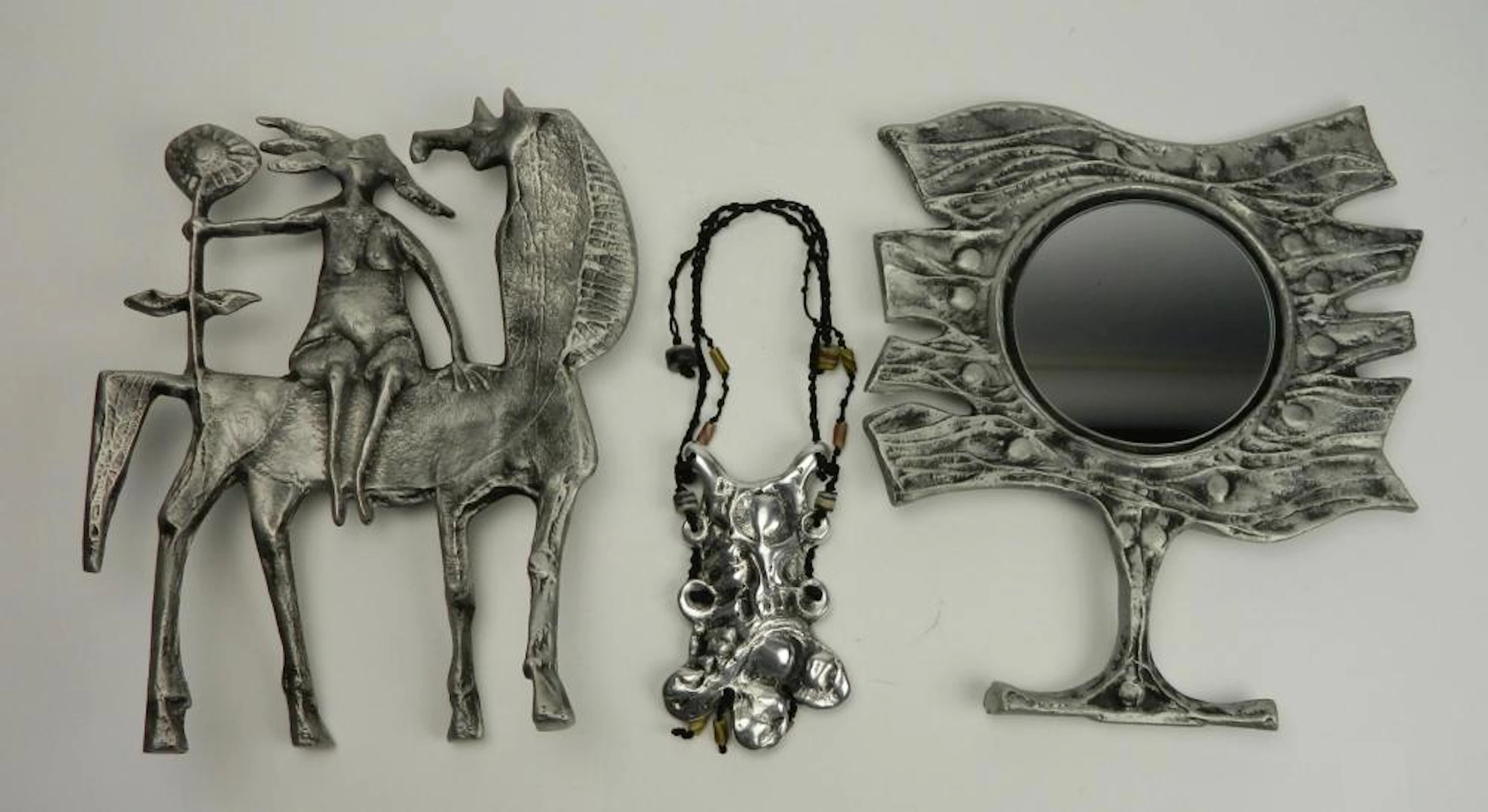 Don Drumm 3 aluminum items