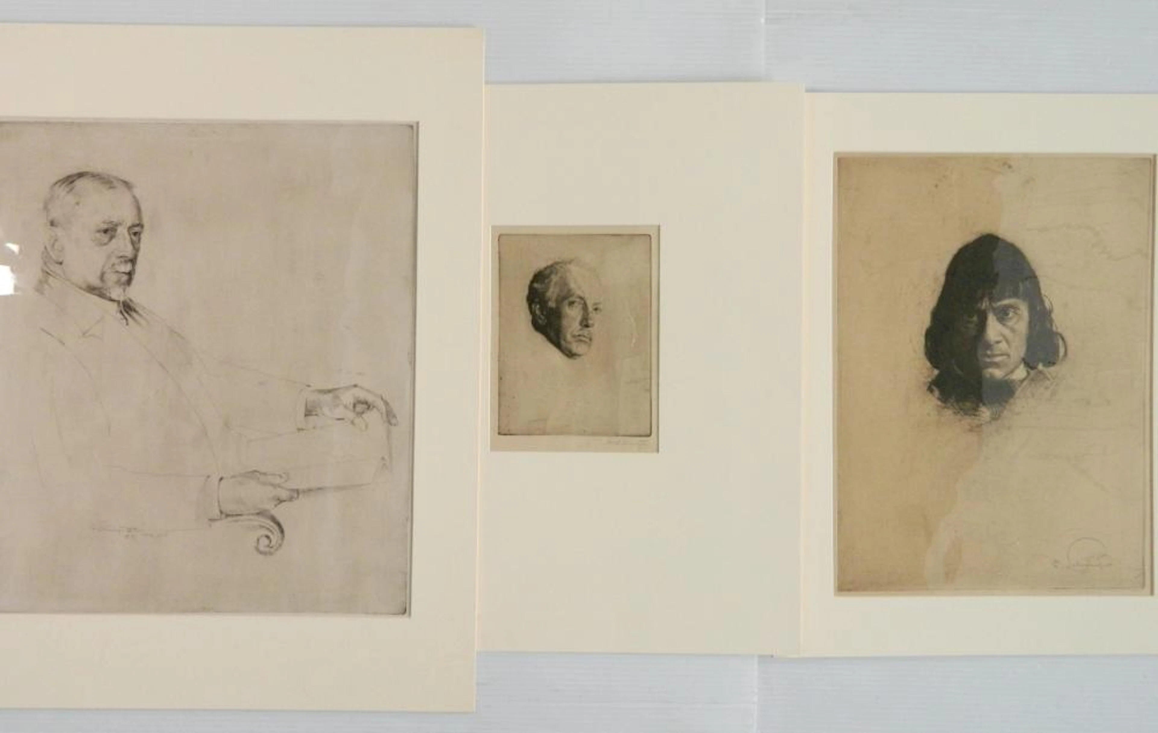 Ferdinand Schmutzer 3 etchings
