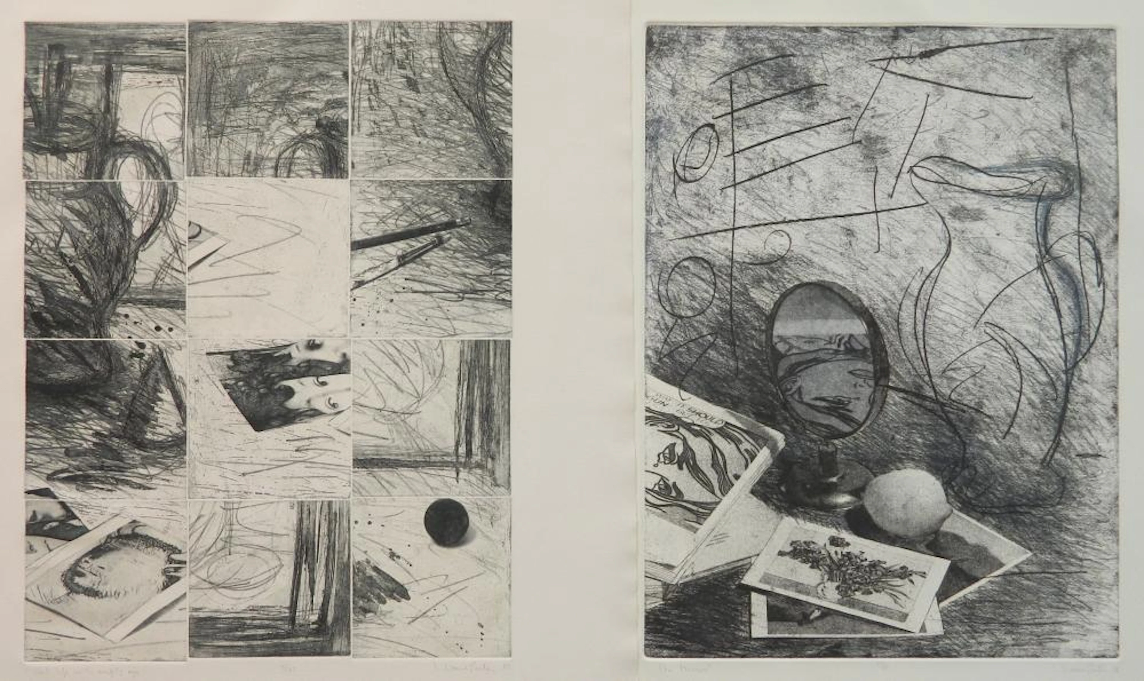 Liliana Porter 2 etchings