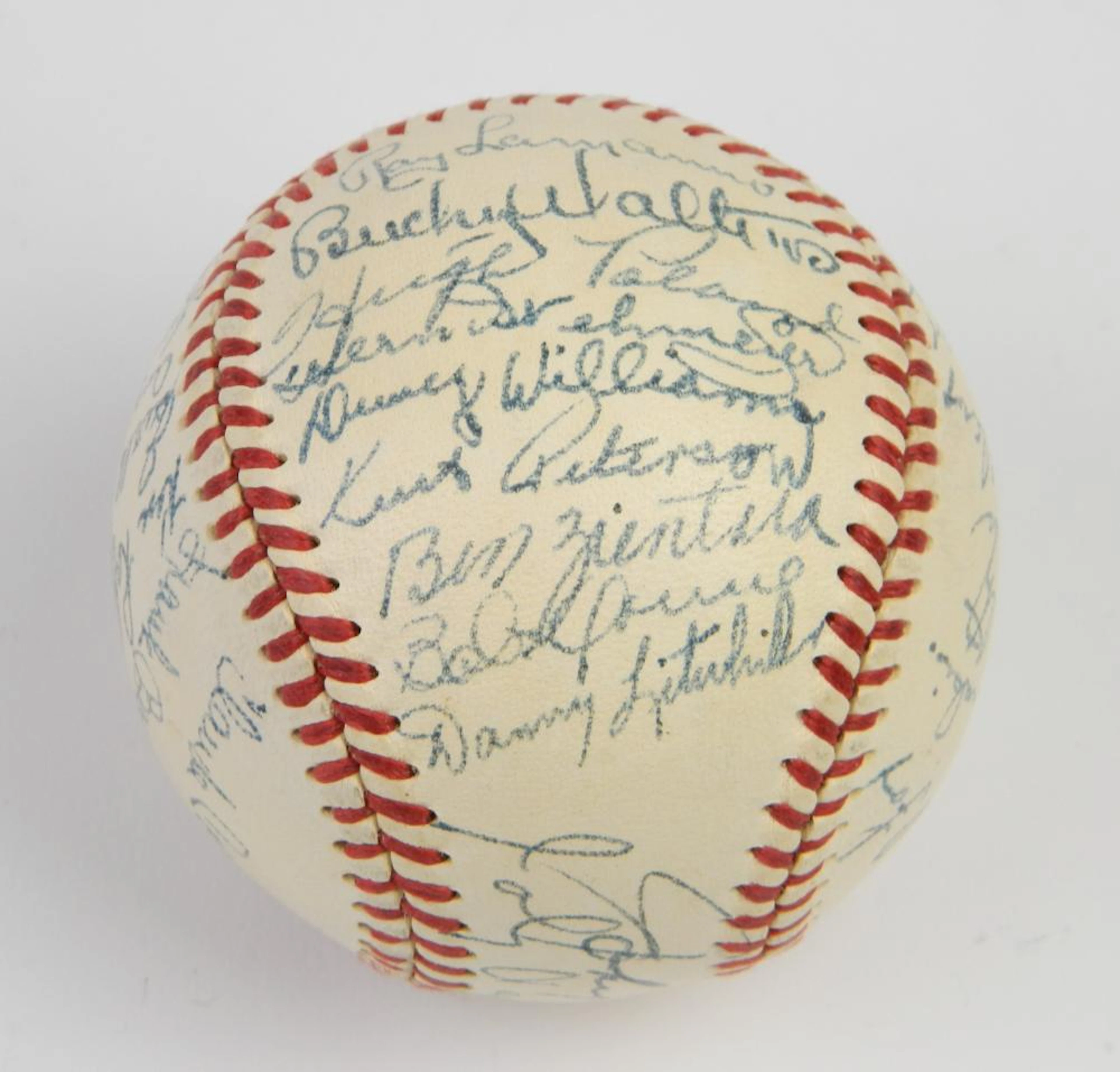 Team autograph baseball