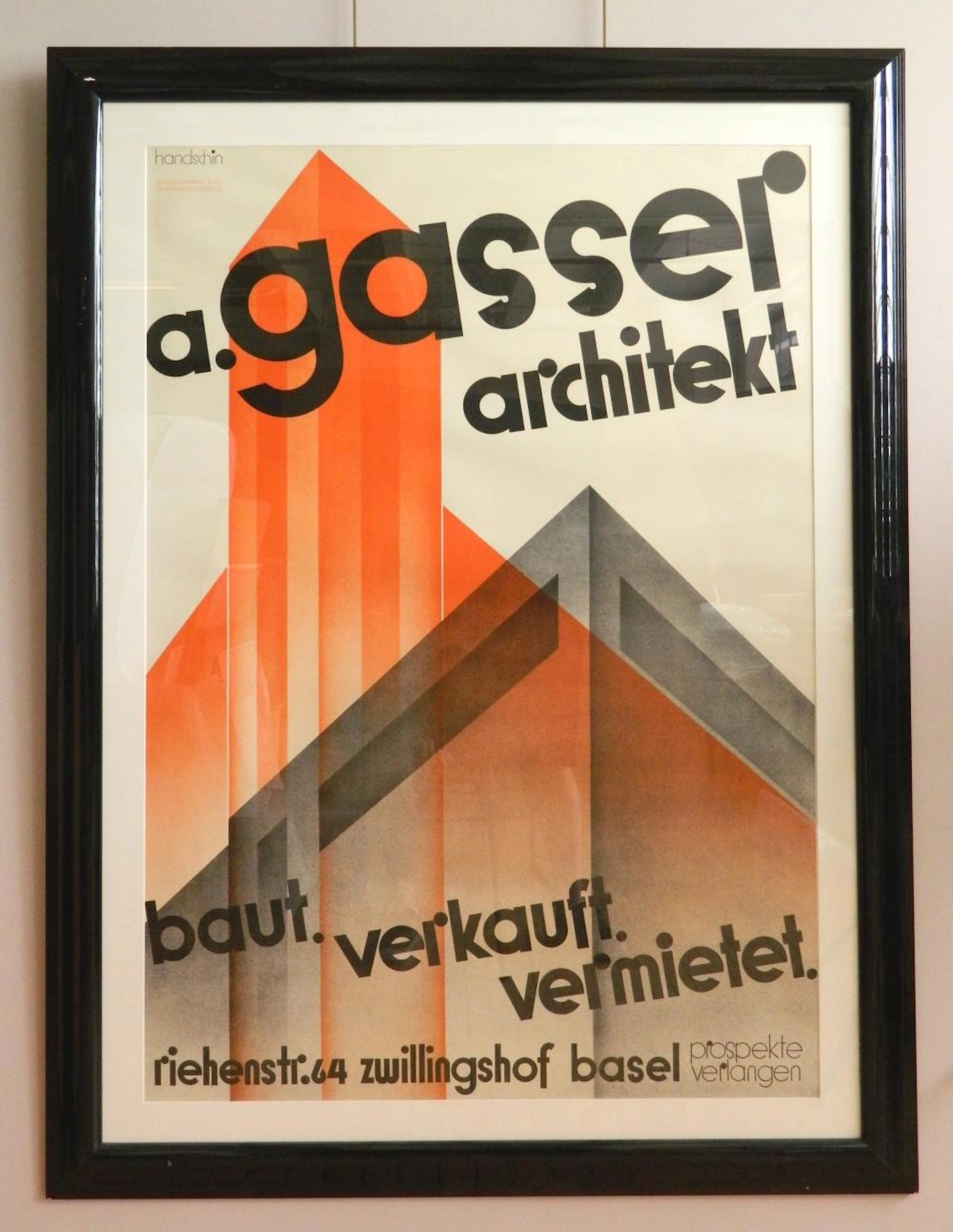 Johannes Handschin poster