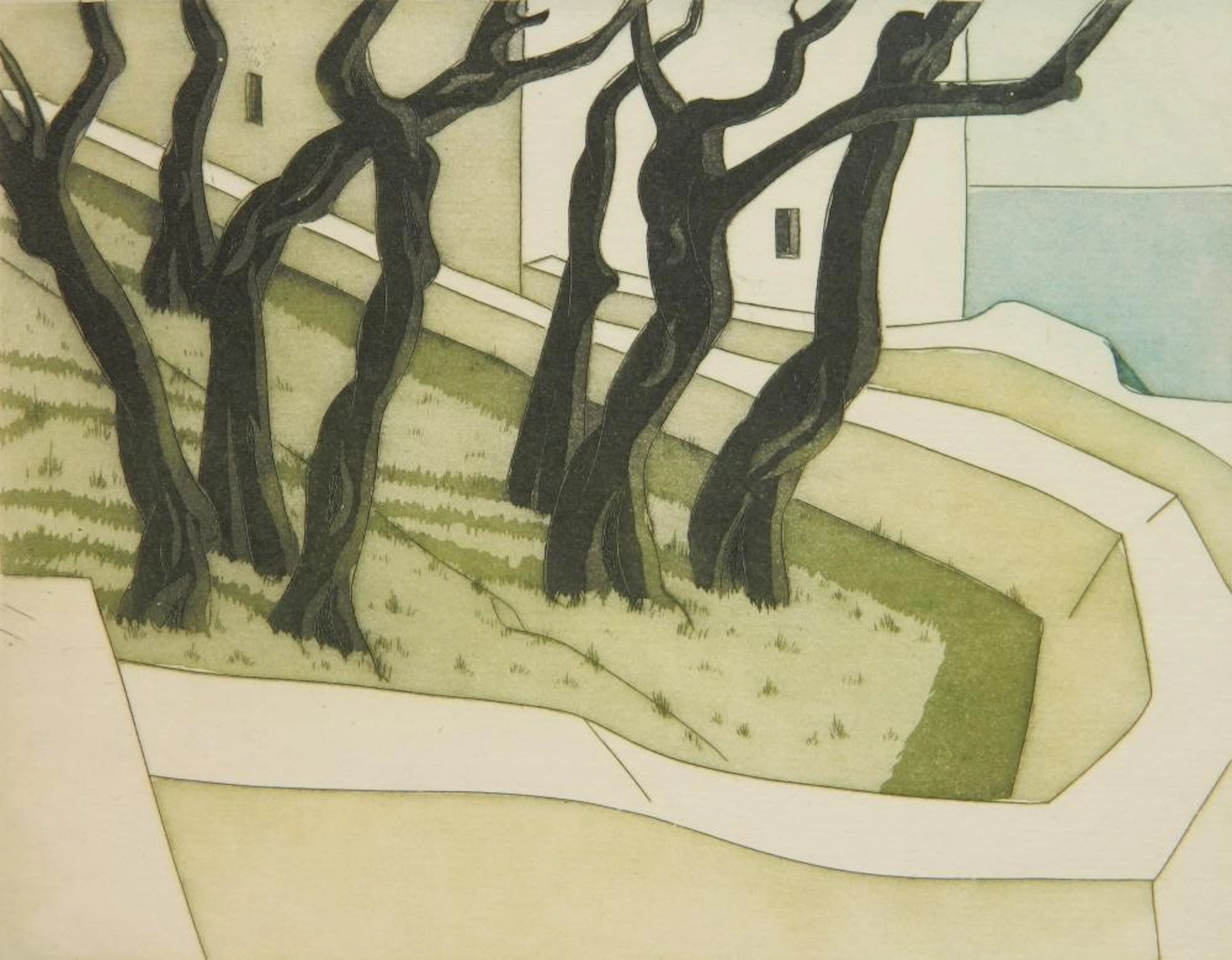 Clarence Carter aquatint