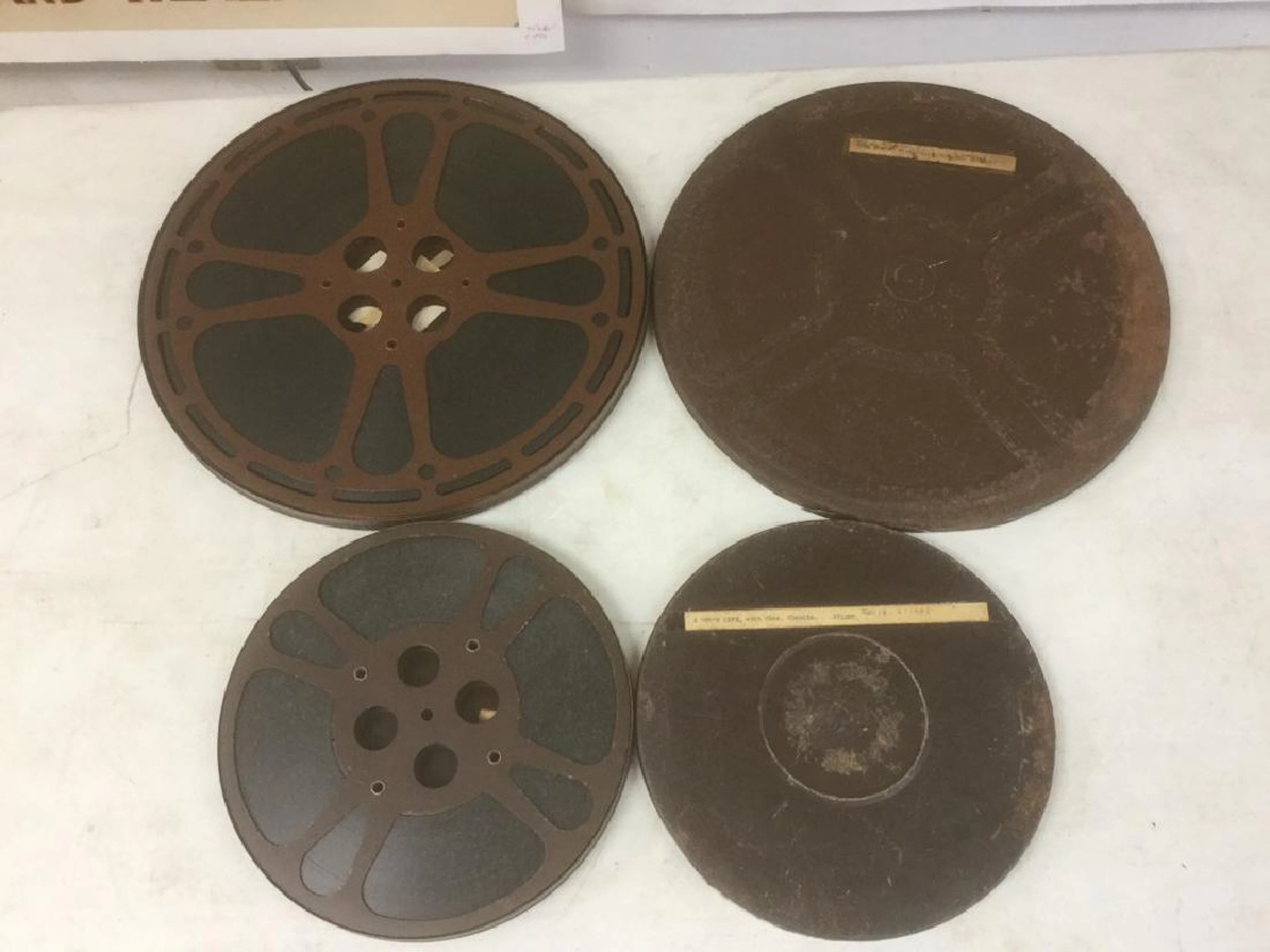 2 vintage 16mm charlie chaplin movie reels including a