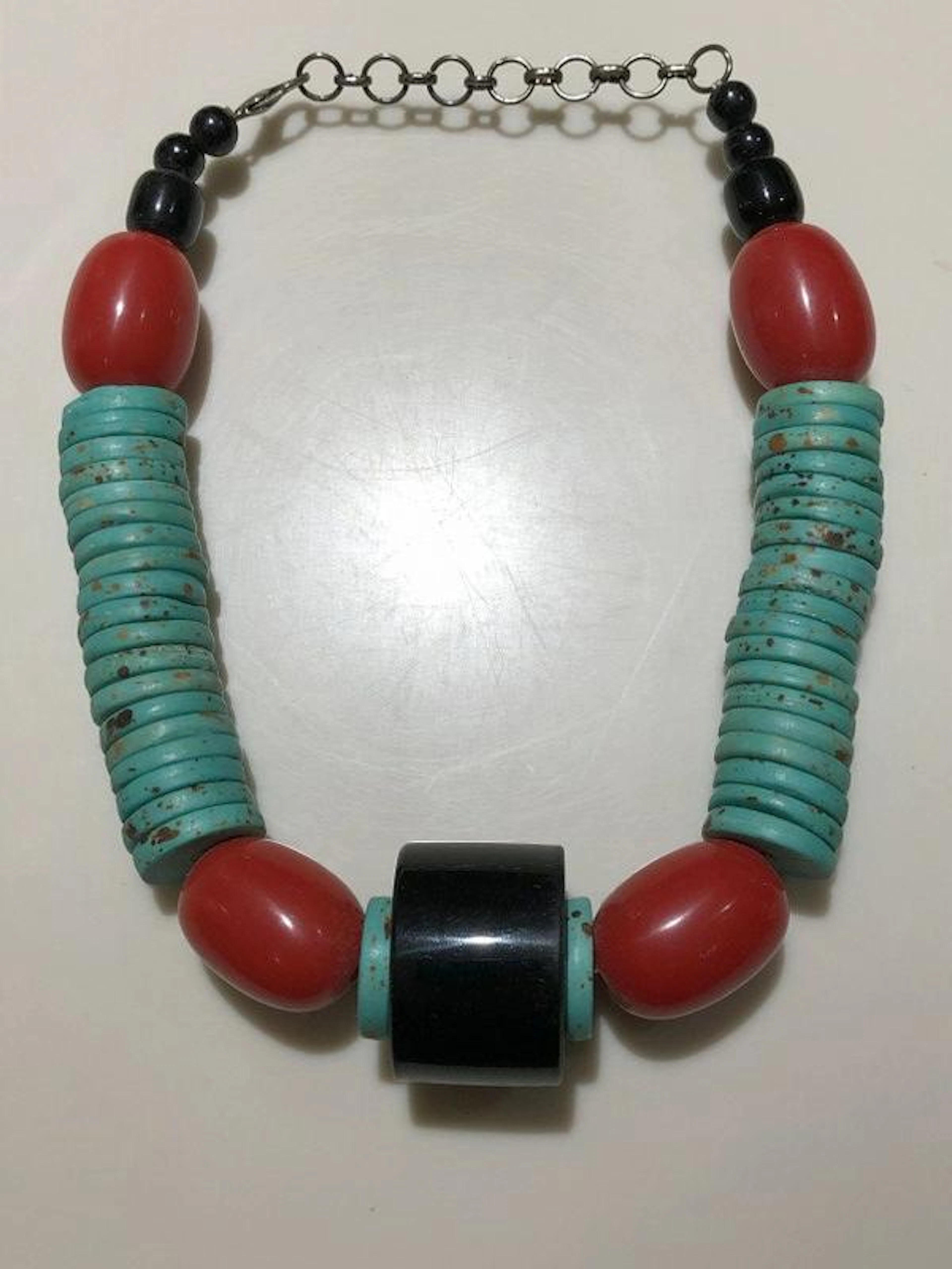 1960'S OR 70'S IS MY GUESS, COLORFUL NECKLACE, I THINK