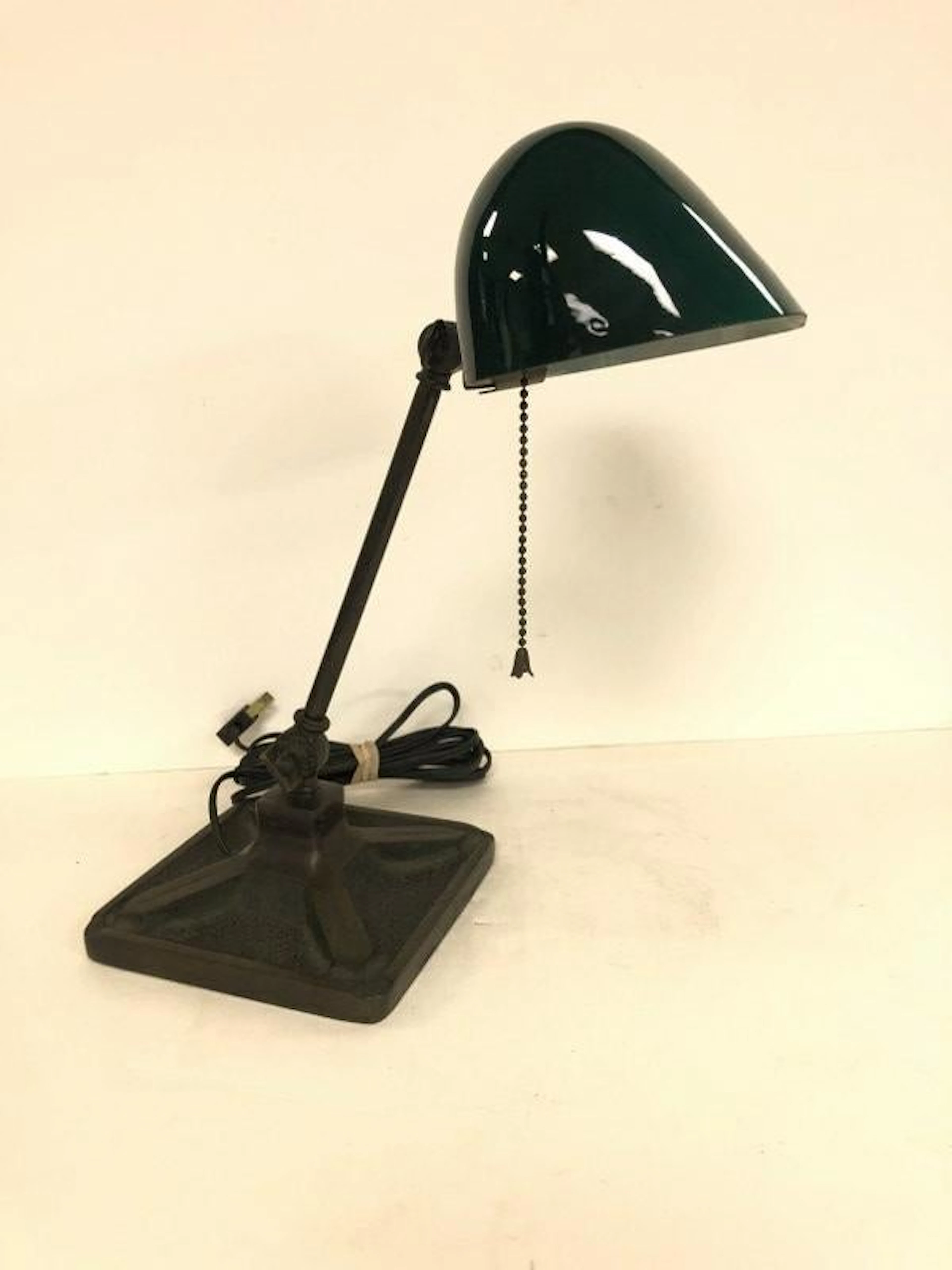 EMERALITE DESK LAMP, MADE BY GENERAL LAMP, WITH IRO