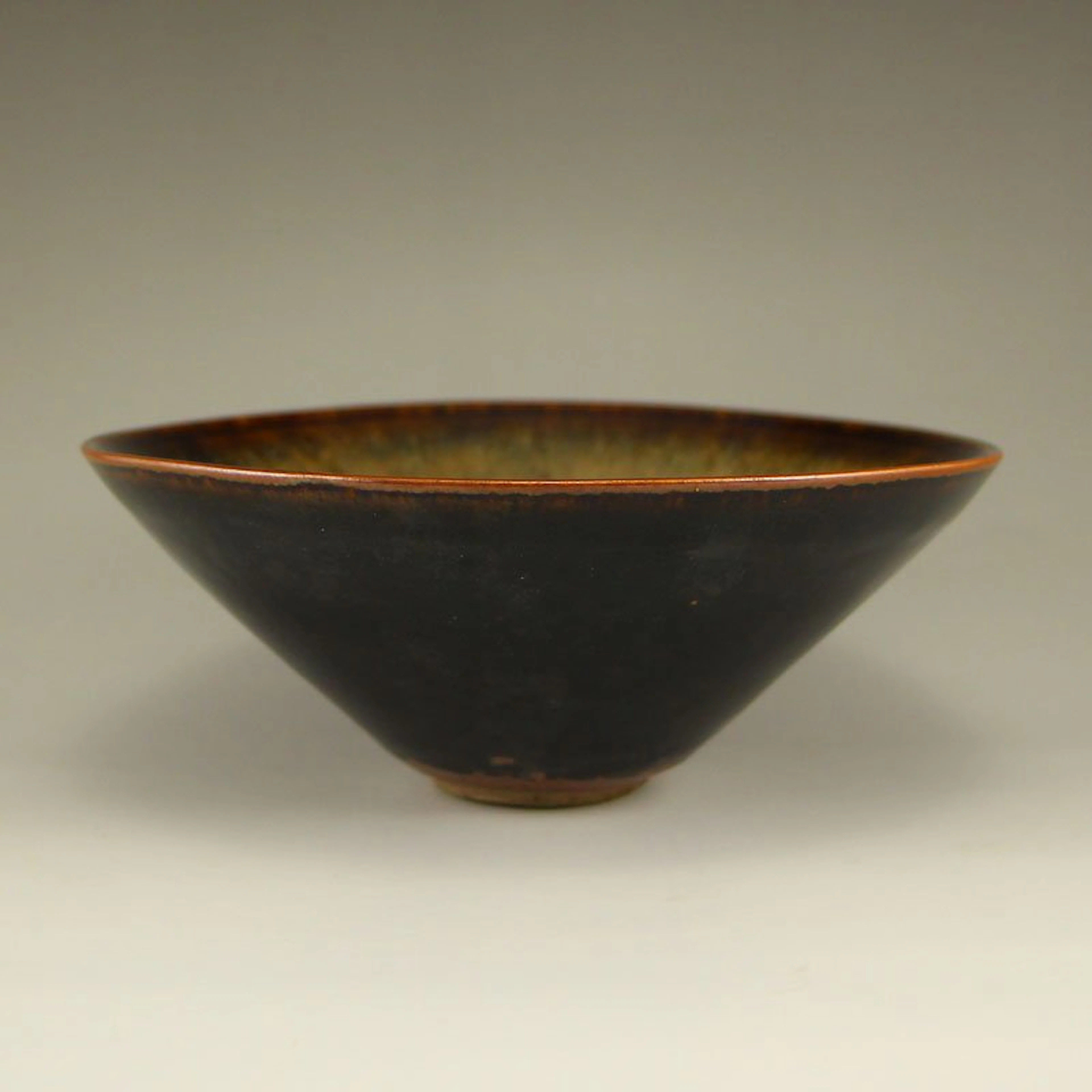 Chinese Song Dy Black Glaze Jian Kiln Porcelain Bowl