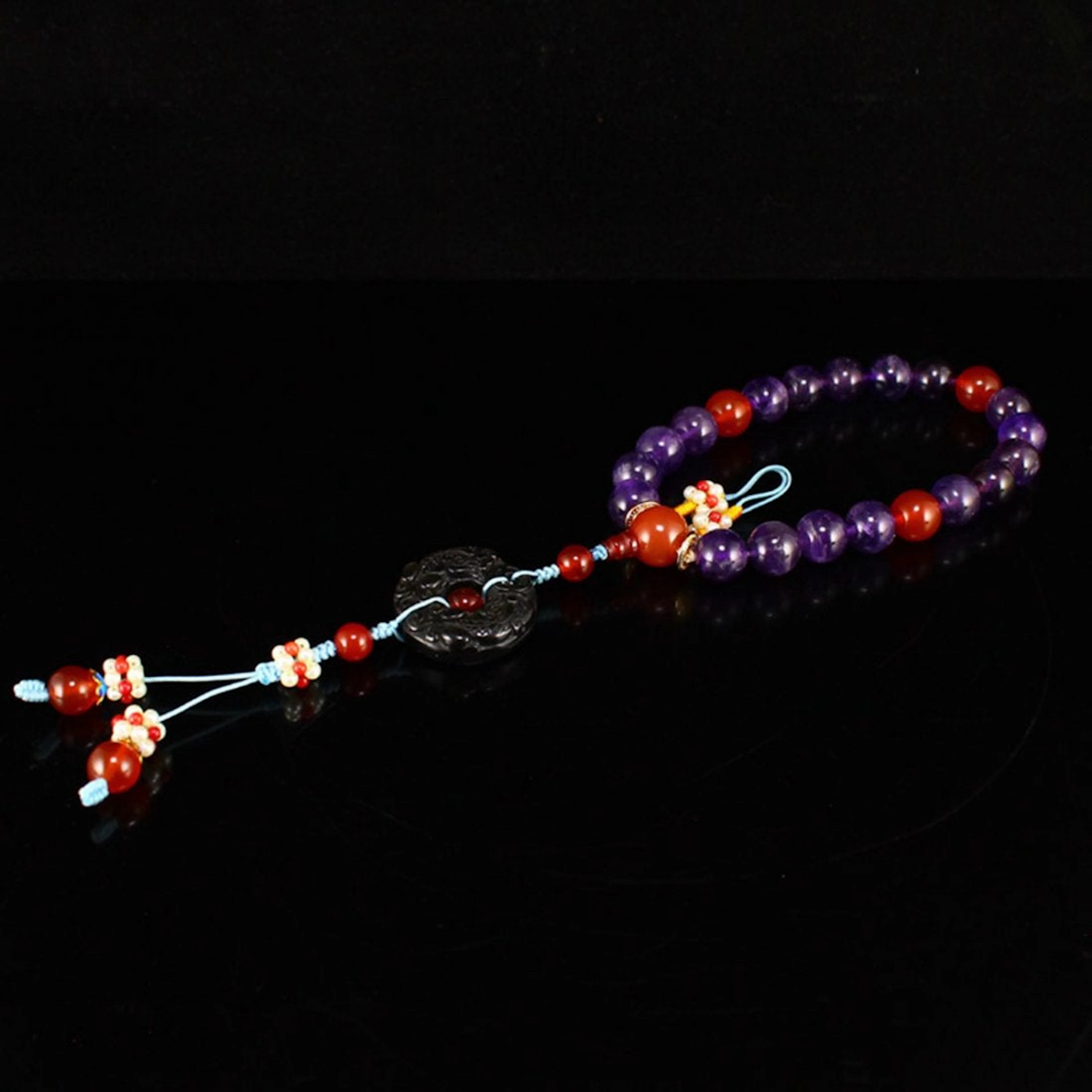 12MM Beautiful Amethyst Beads Bracelet