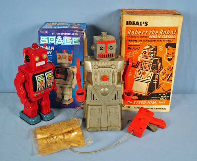 2 Battery Operated Robots
